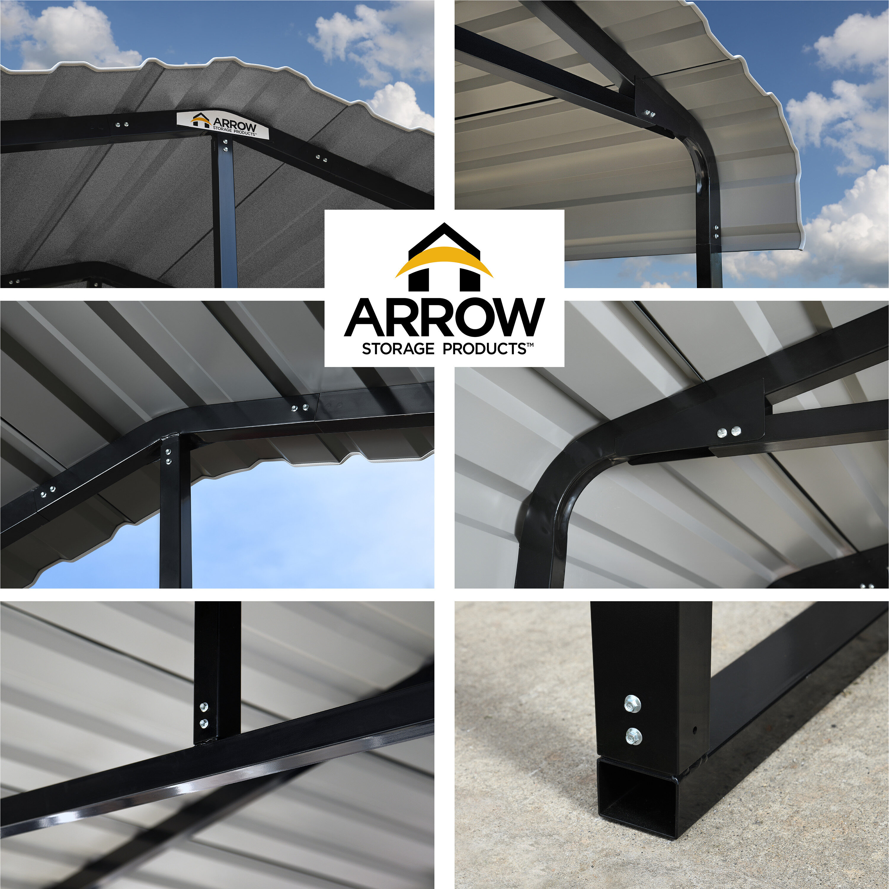 Arrow CPHC202007 Carport-Covers - View #8