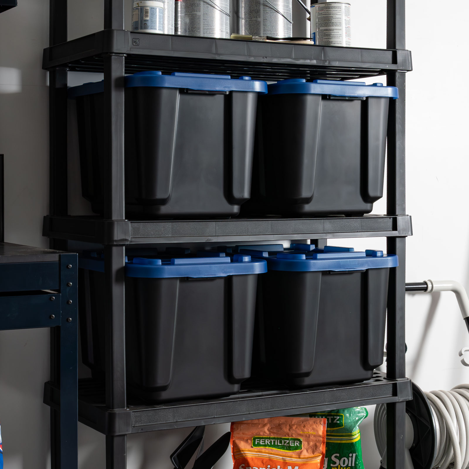 IRIS 500410 Plastic-Storage-Totes - View #3