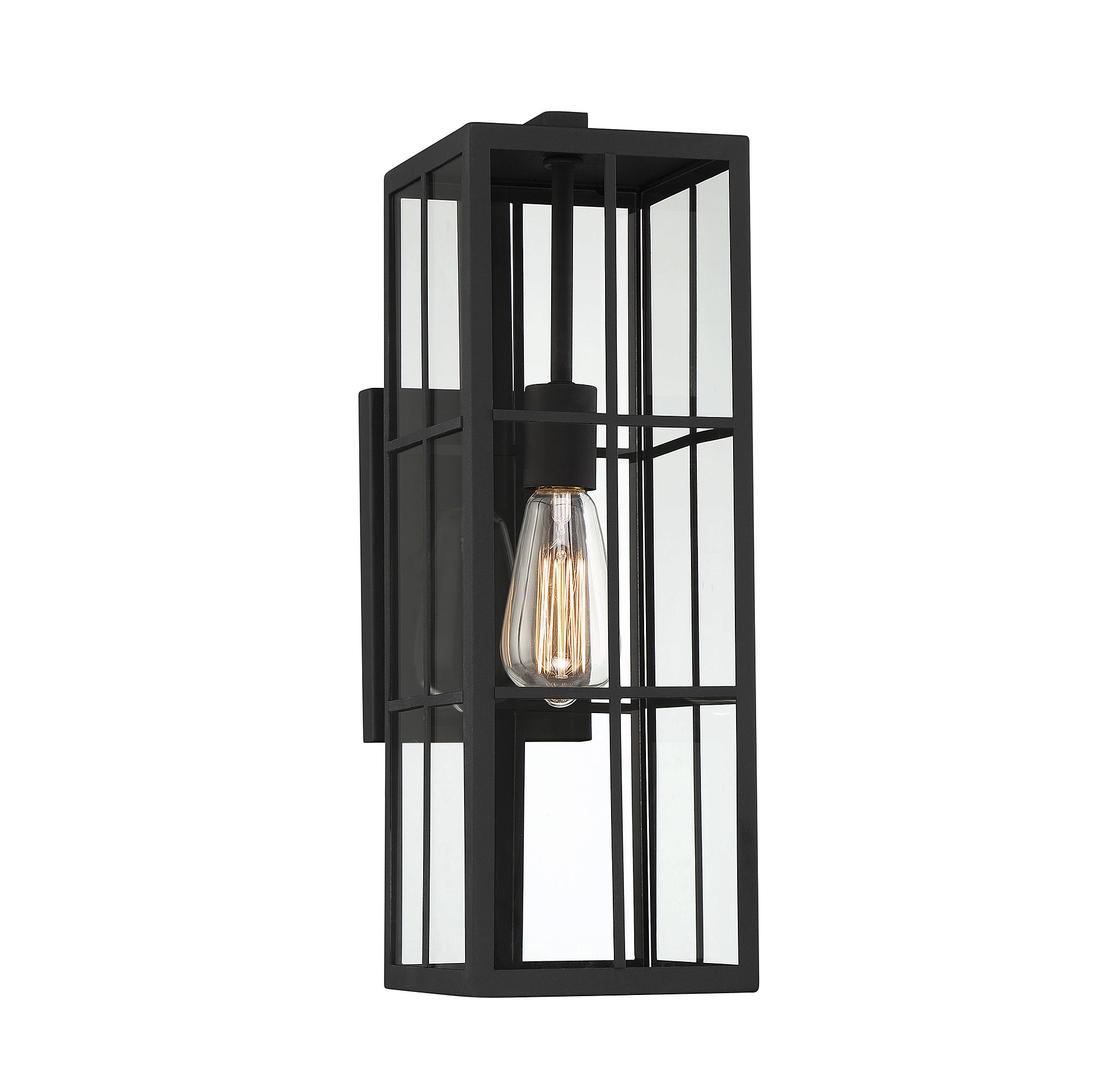 Savoy House 5-1990-BK Ericson 1 -Light 18.5-in H Matte Black Hardwired Outdoor Wall Light