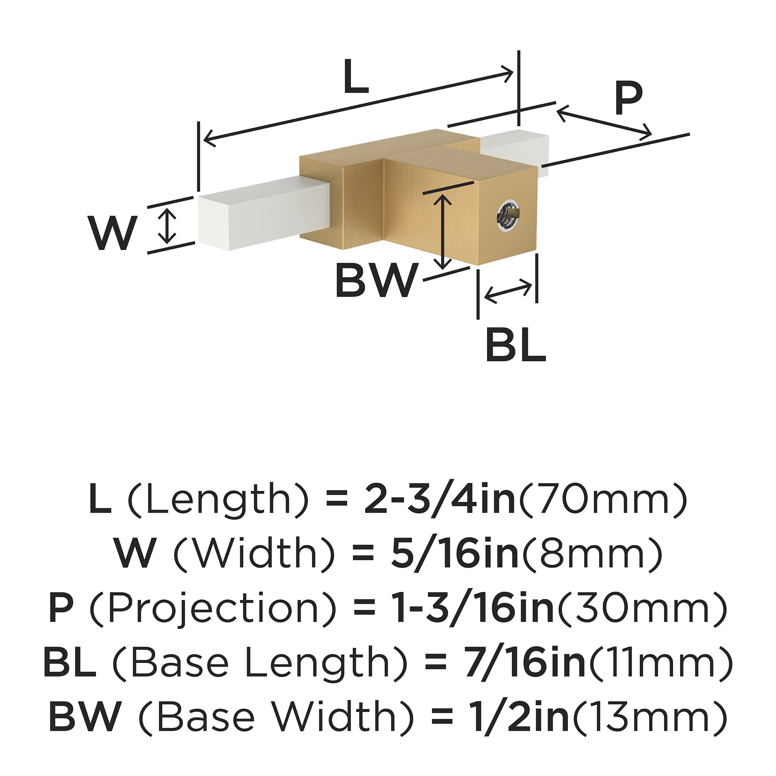 Amerock BP67CZWHT Cabinet-Knobs - View #4