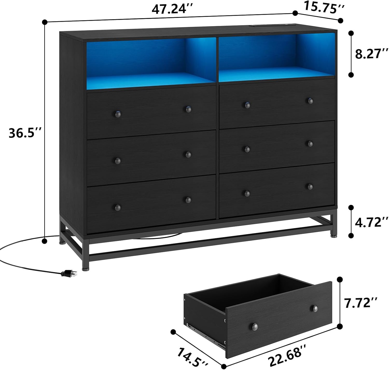 Qeetex DHZ-PHO-11ERTP5Y dressers - View #2