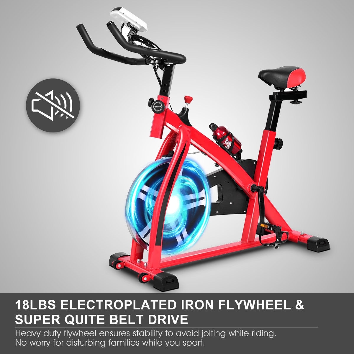 Exercise bike no discount resistance