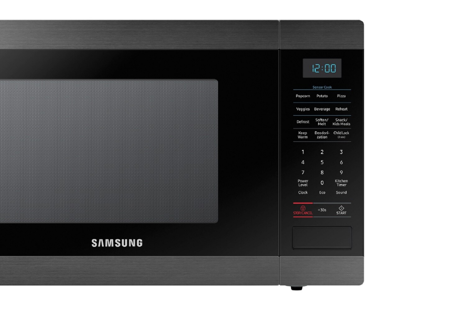 Black+decker 1.1 cu. ft. 1000 watt microwave oven, stainless steel, ma