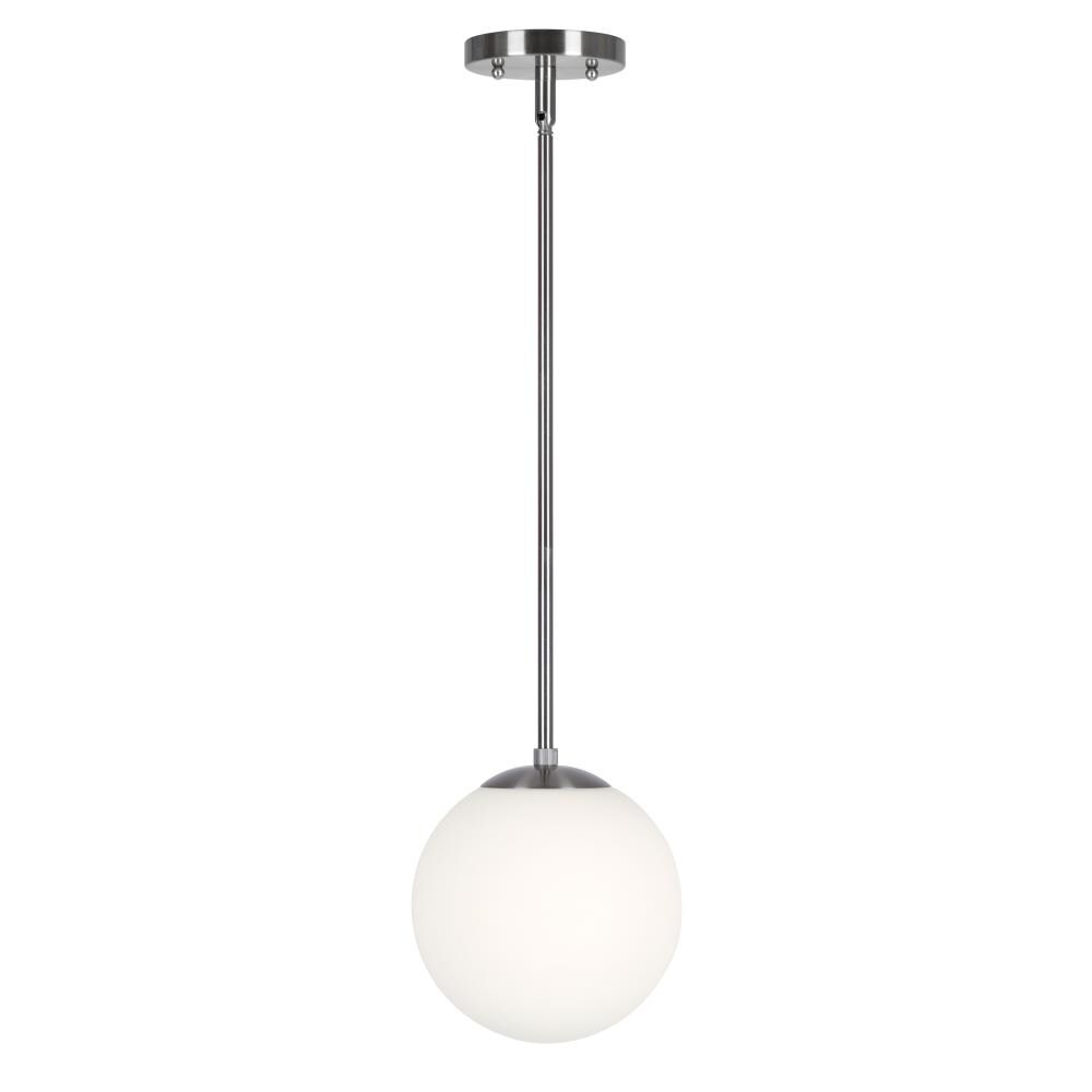 Selene 8.5" Brushed Nickel Mini Globe Pendant Light