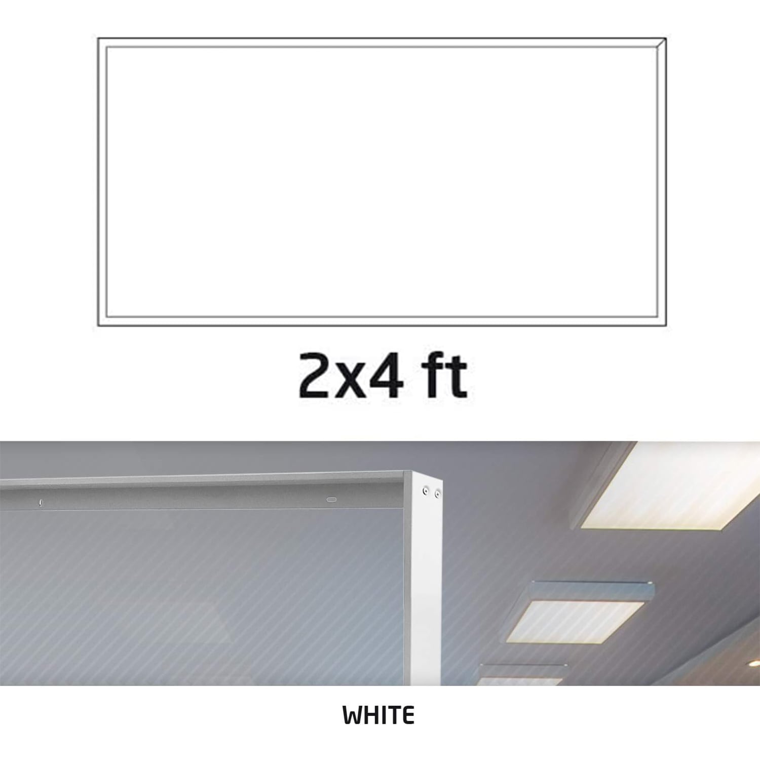 Lowes 2x4 deals led flat panel