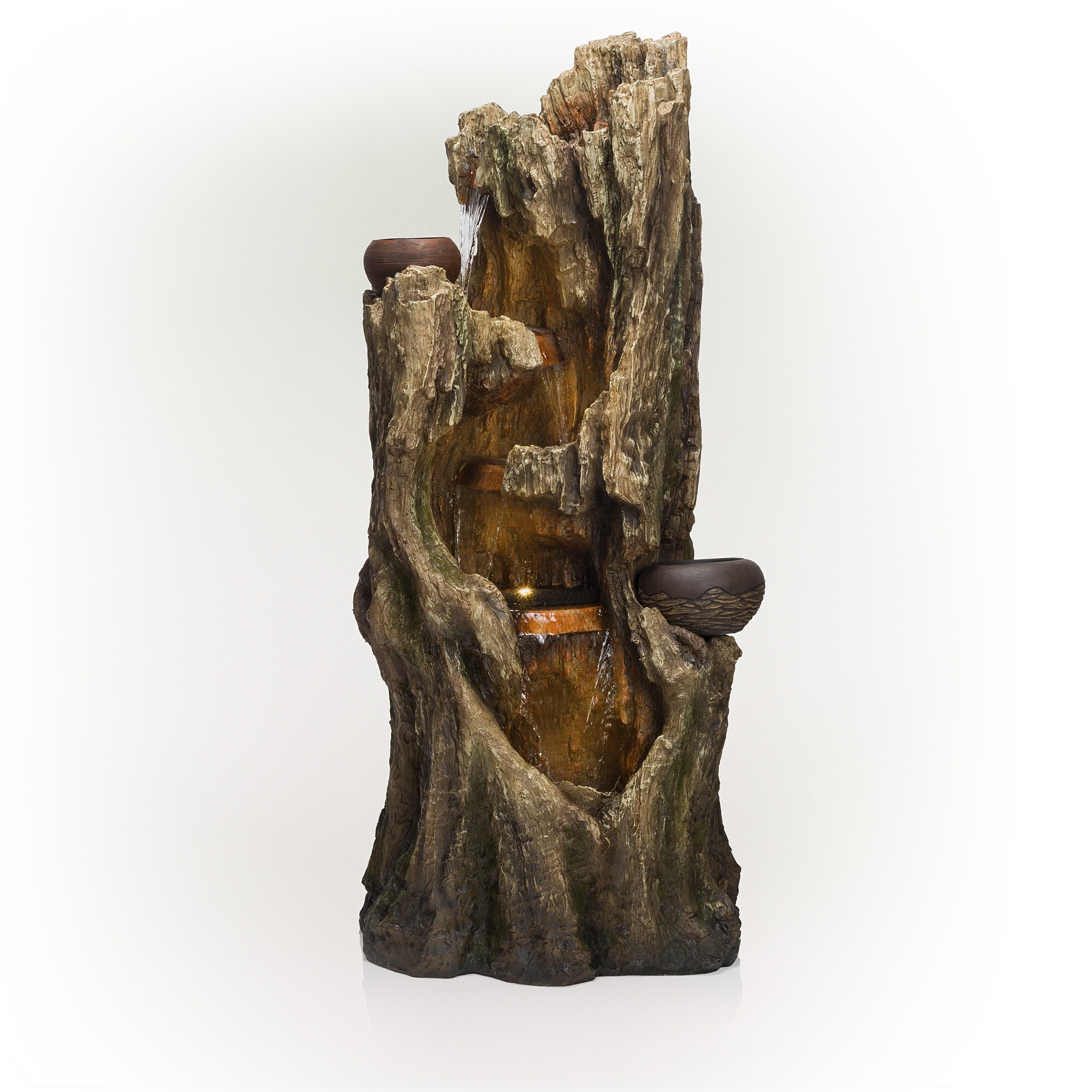 Alpine Corporation WIN1530 52-Inches H Resin Water Tiered Outdoor Fountain Pump Included