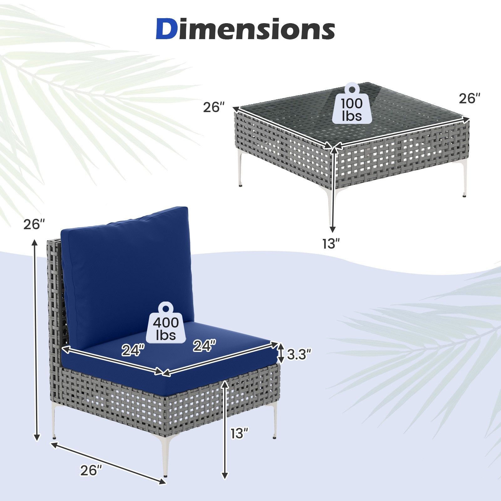 Volenca VOL-8XB7MC Patio-Conversation-Sets - View #3