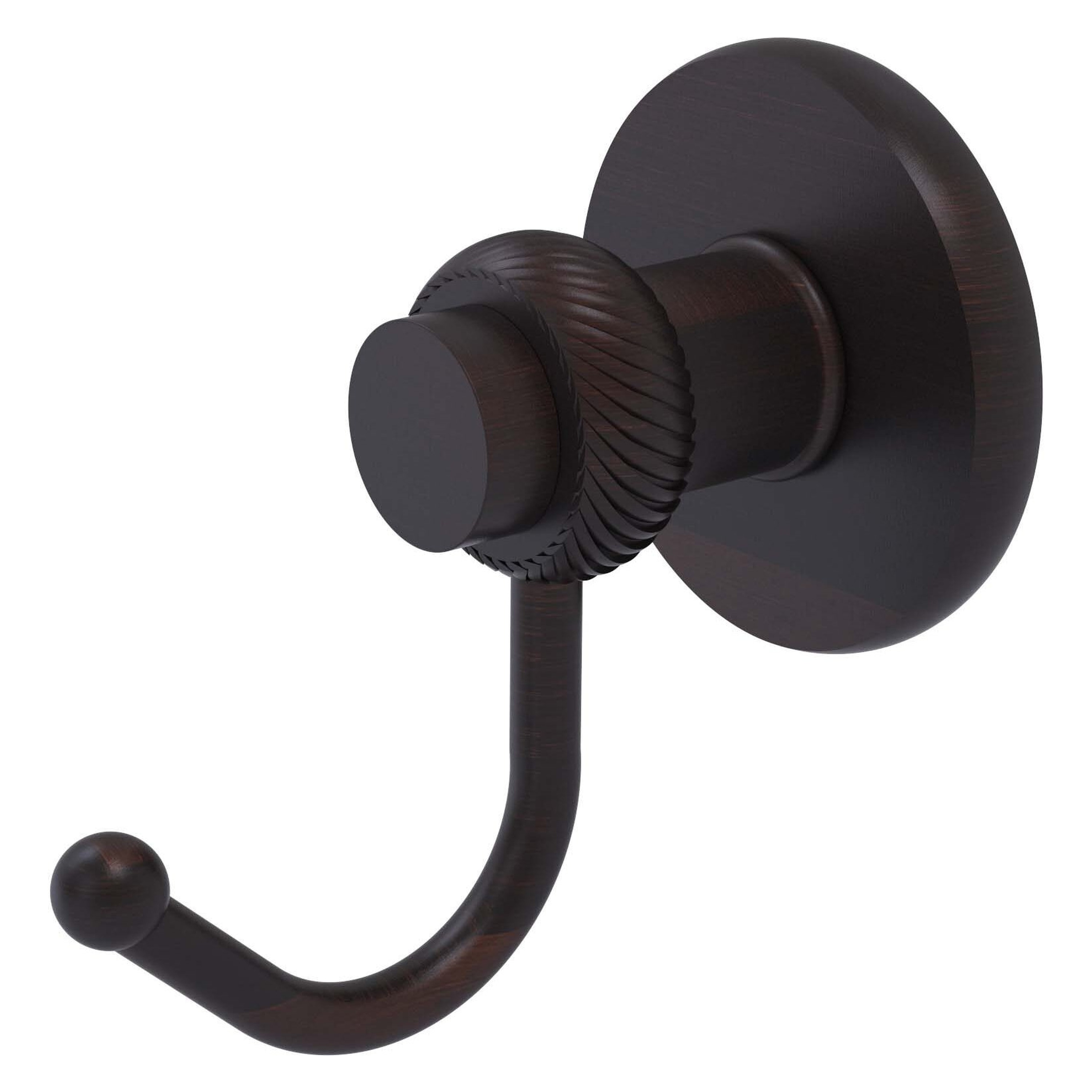 Allied Brass 920T-VB Mercury Venetian Bronze Single -Hook Wall mount Towel Hook
