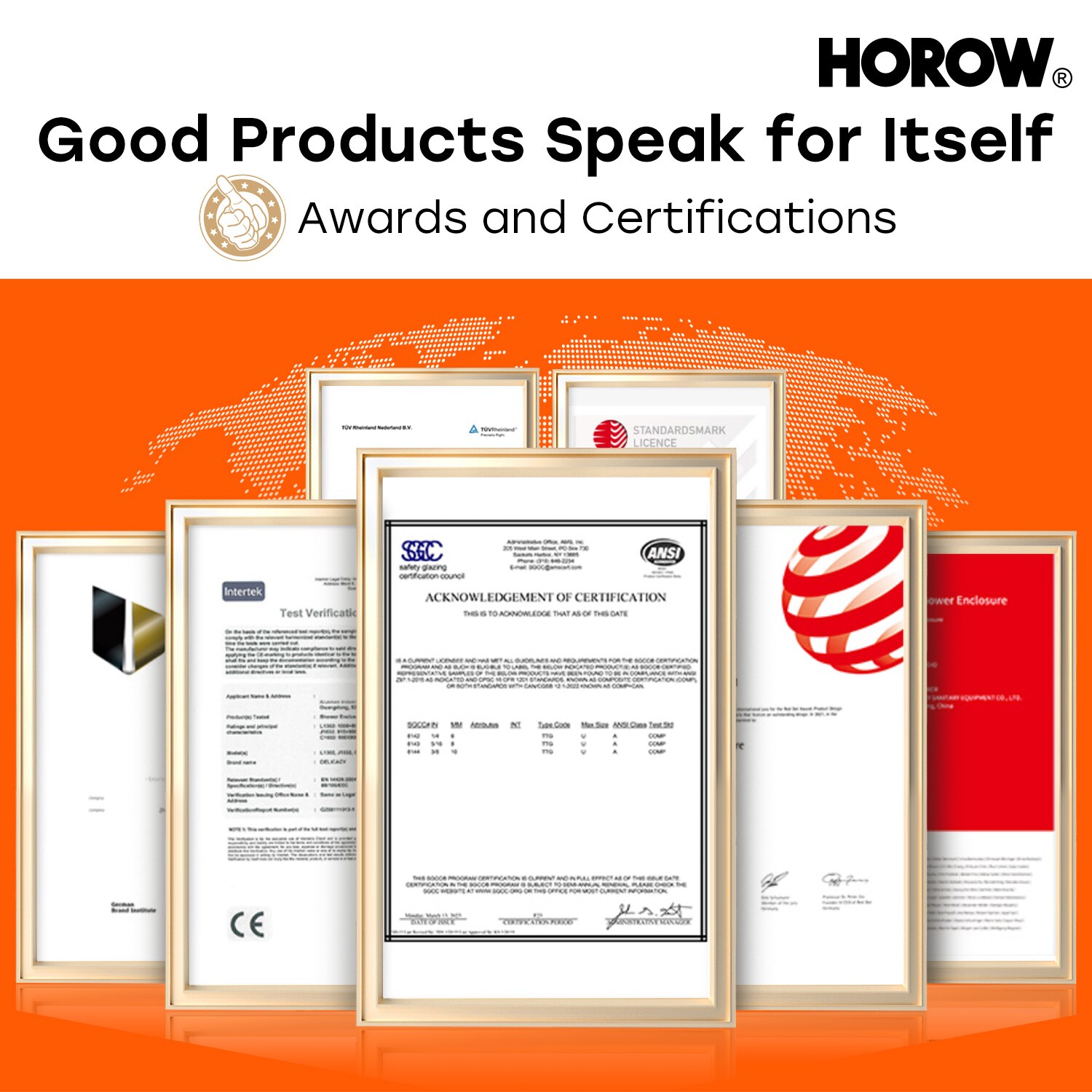 HOROW SD-BE6060-MB Bathtub-Doors - View #13