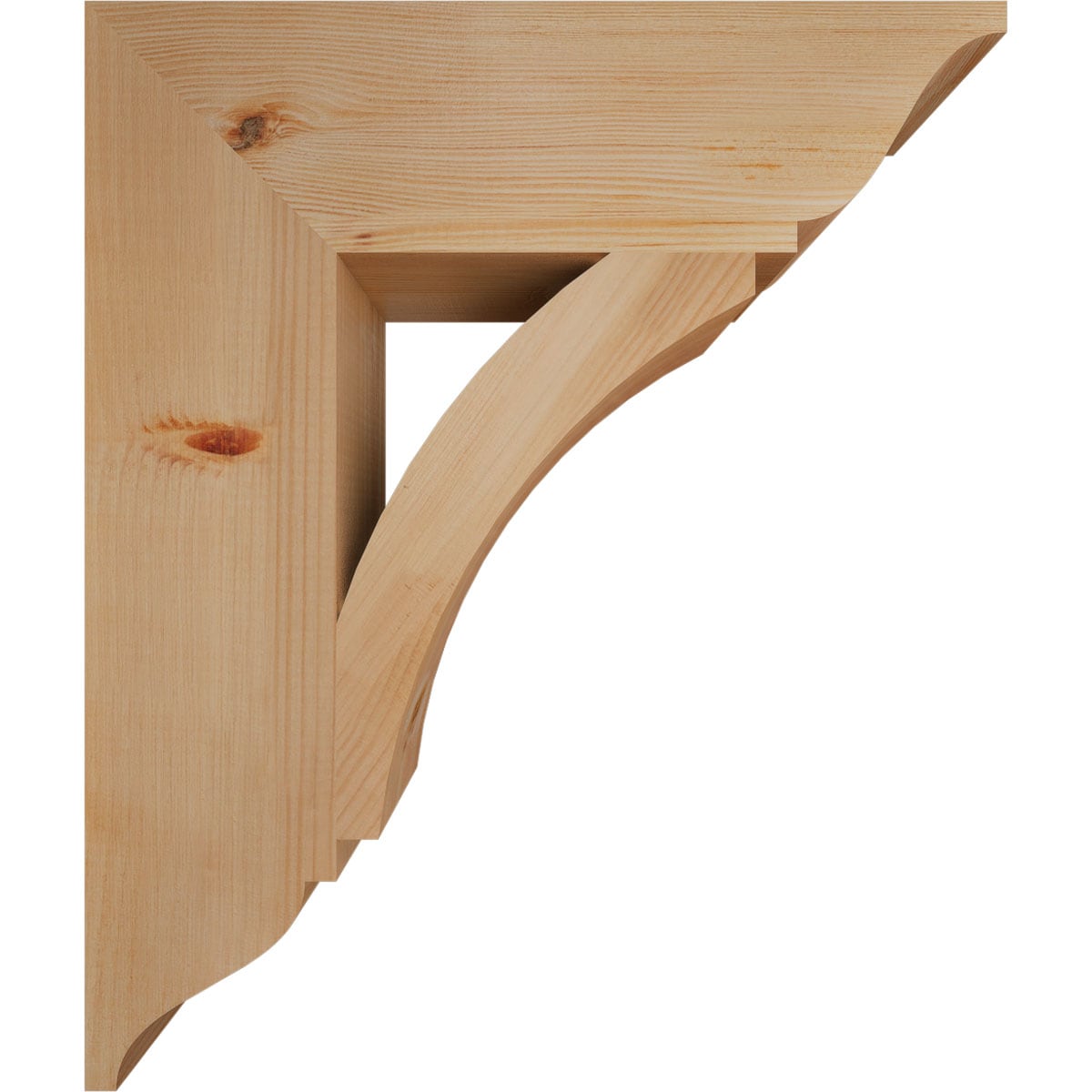 Ekena Millwork BKT06X22X26THR01SDF Exterior-Brackets-Braces - View #3