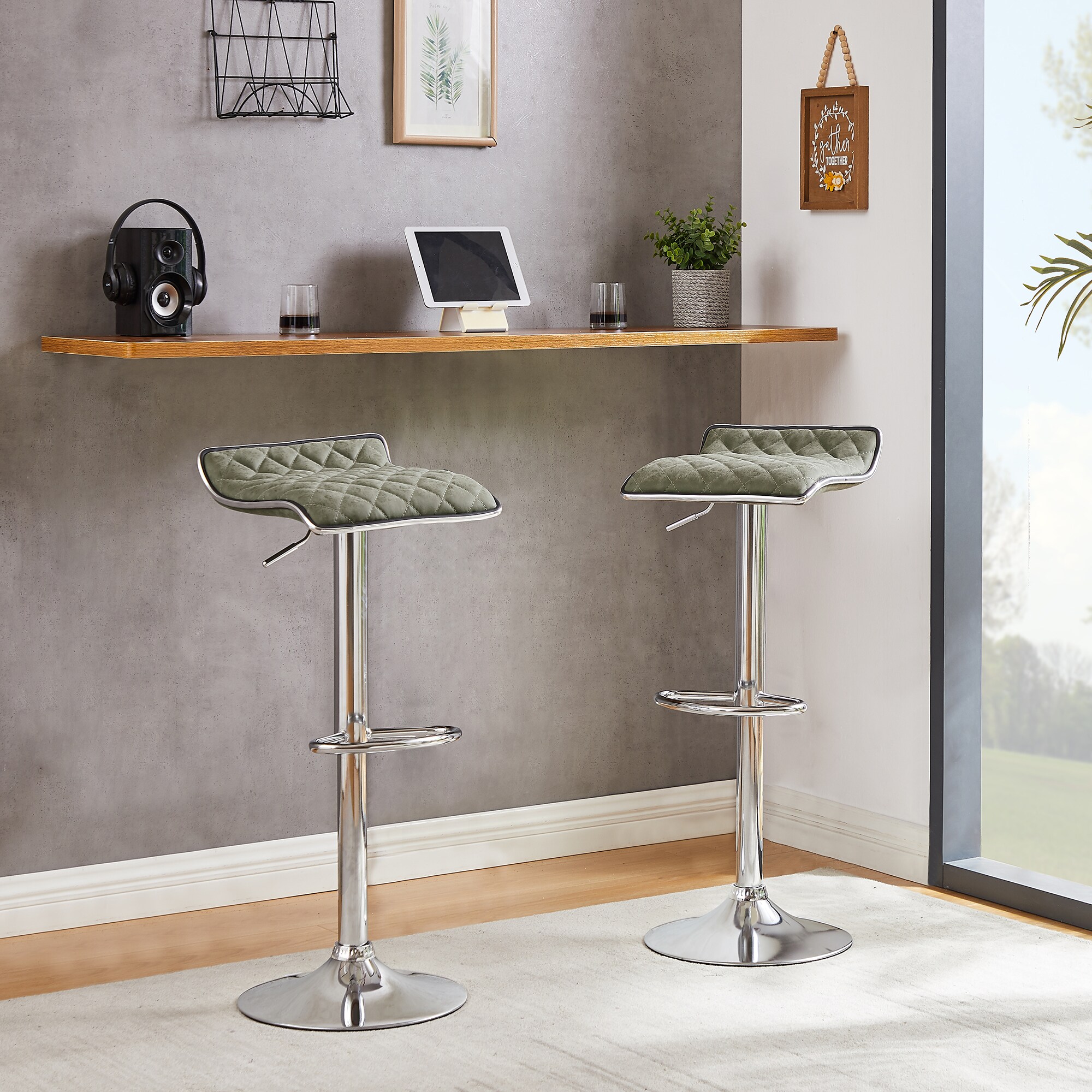 Vecelo LOE-C10-DGRY stools - View #5