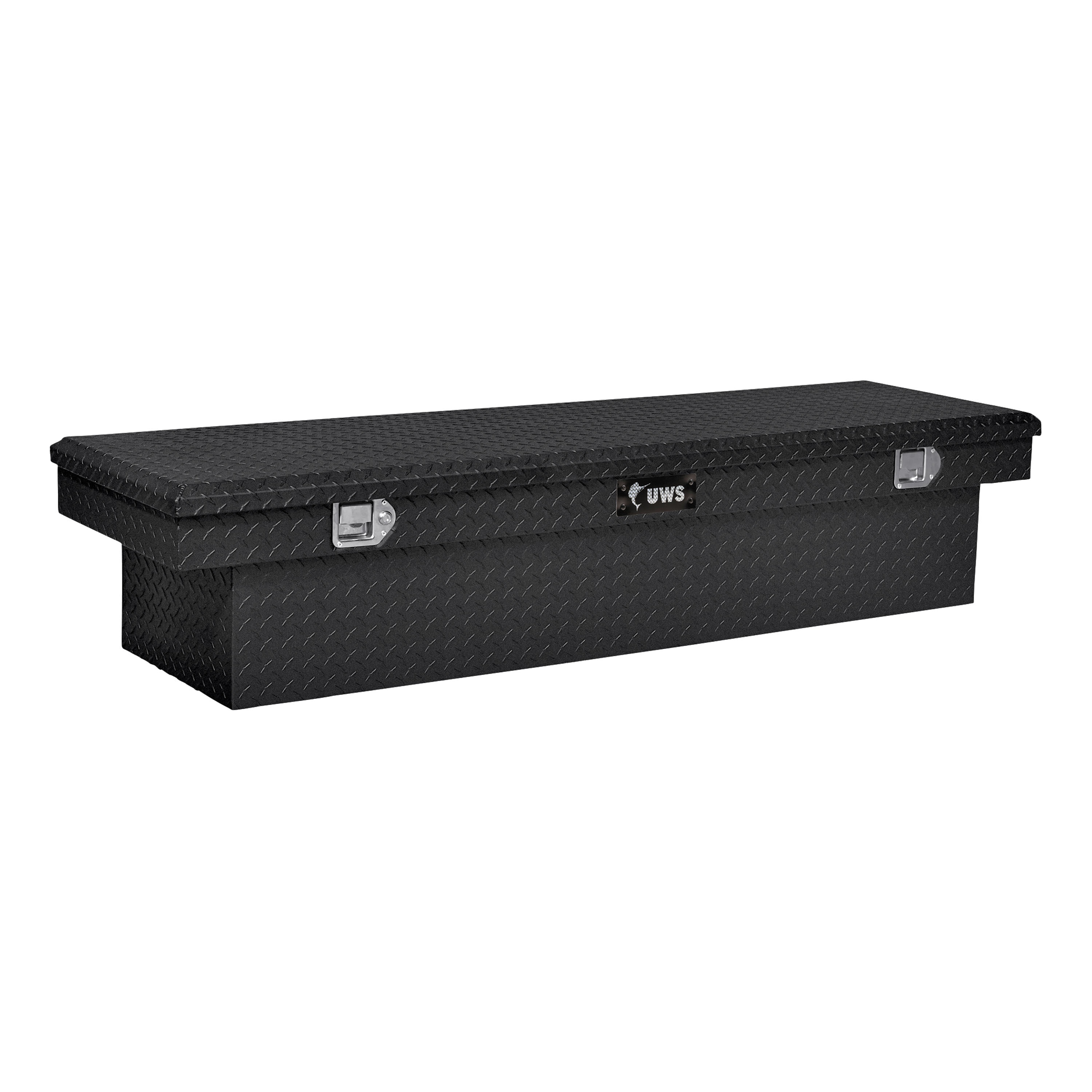 UWS EC10643 72.875-in x 20-in x 14.75-in Matte Black Aluminum Crossover Truck Tool Box