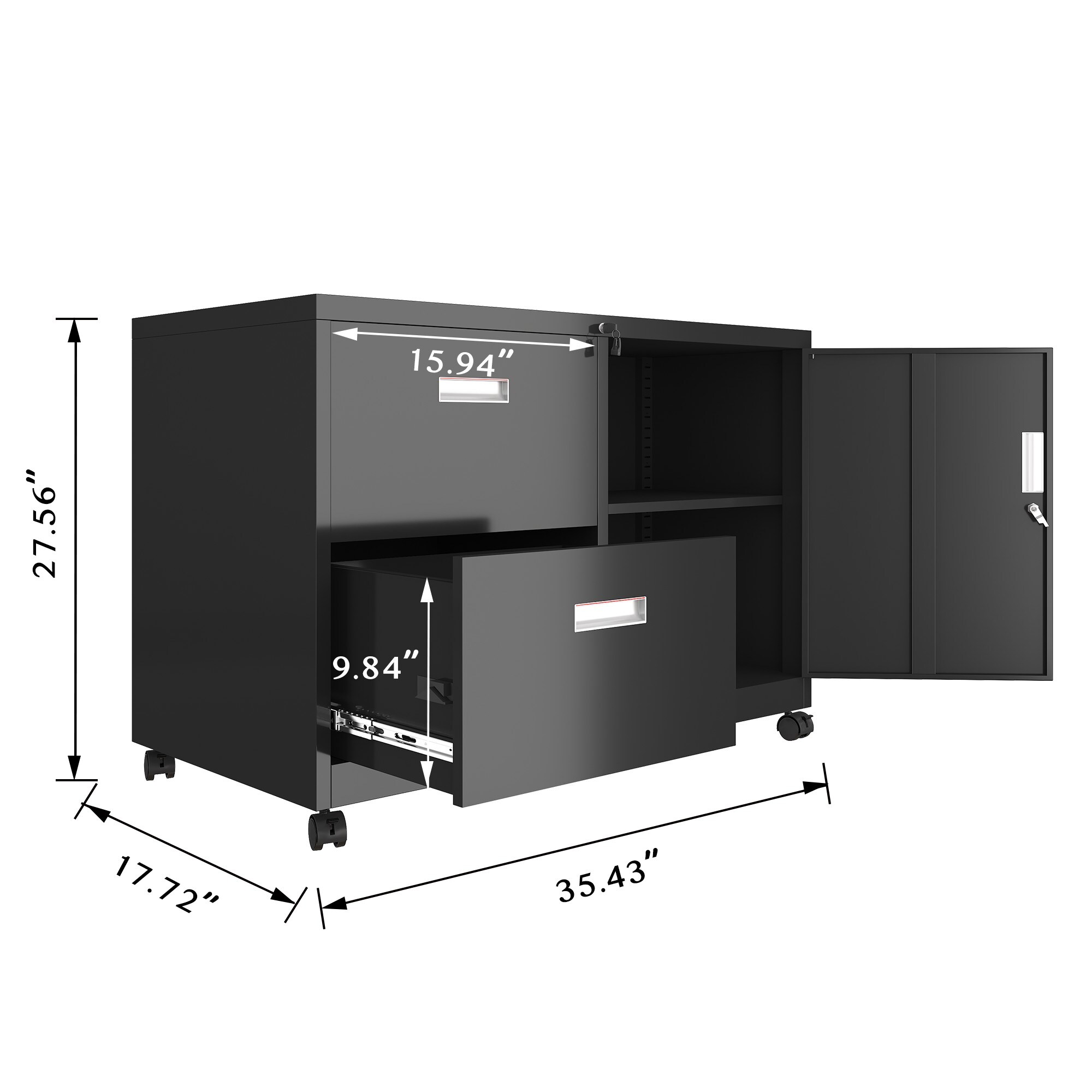 Maocao Hoom JLP172407 Filing-Cabinets - View #7