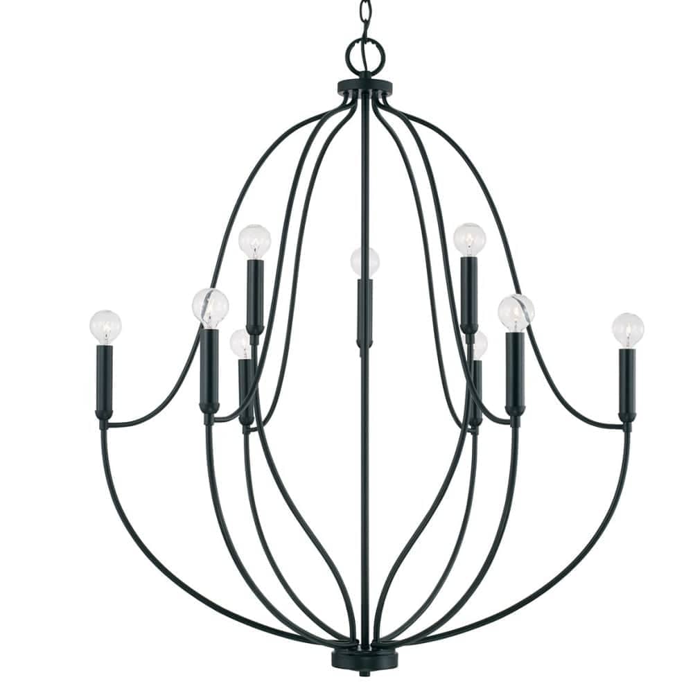  447091 Madison 9 Light 33 Inch Wide Abstract Chandelier