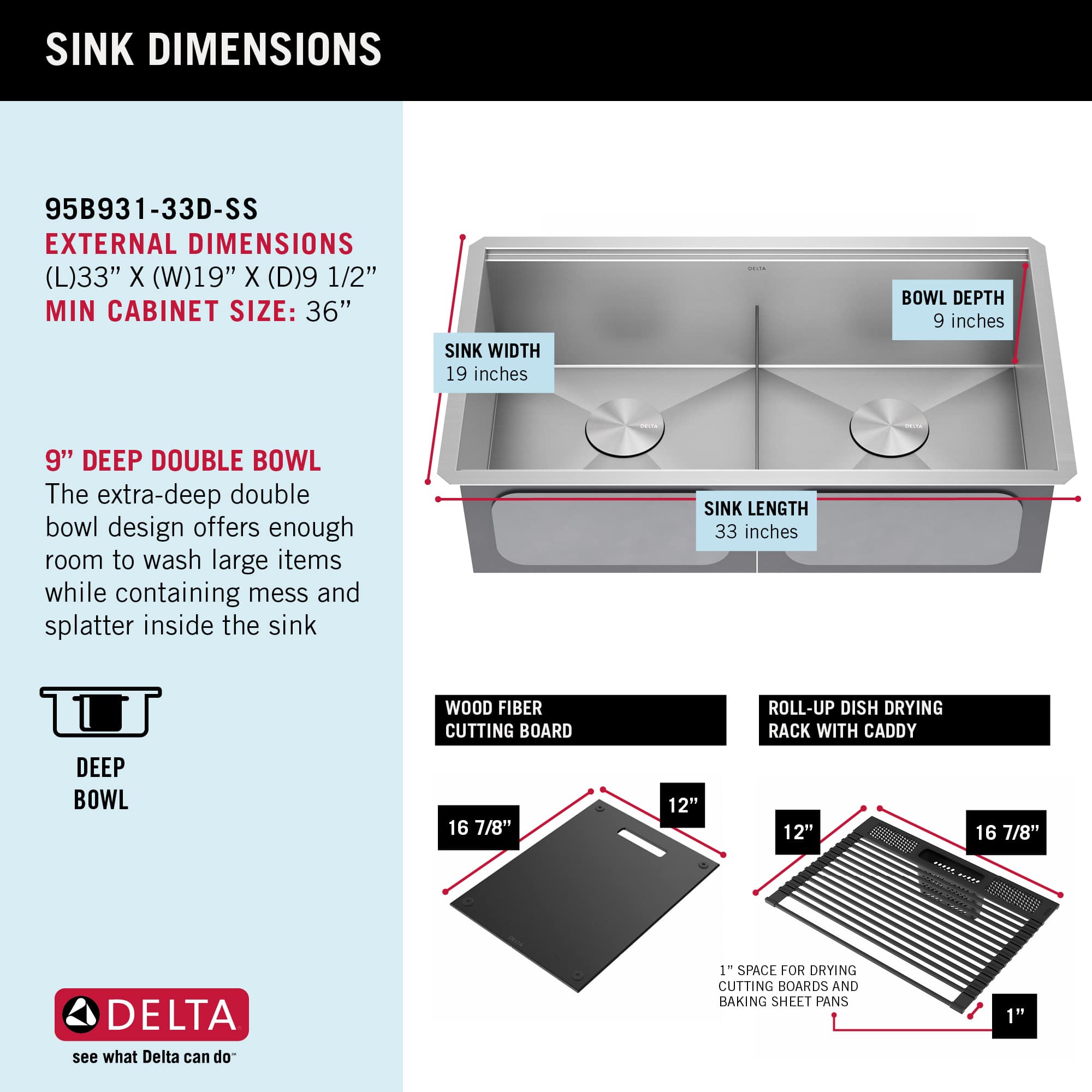 Delta 95B931-33D-SS Kitchen-Sinks - View #7
