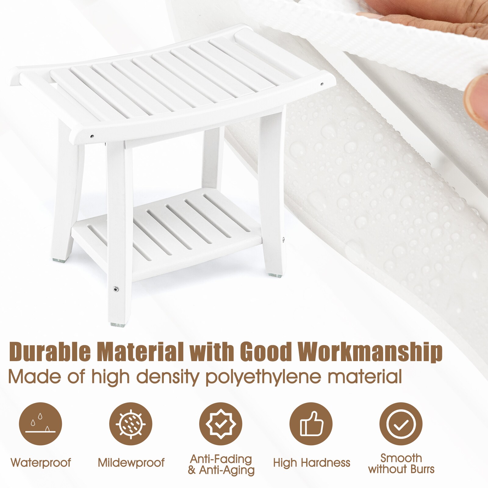 Poinic CTY7865WH Bath-Safety-Seats-Benches - View #4