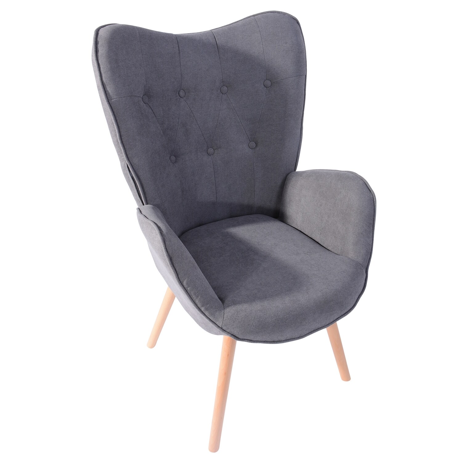 CASAINC KAS GREY FABRIC chairs - View #2