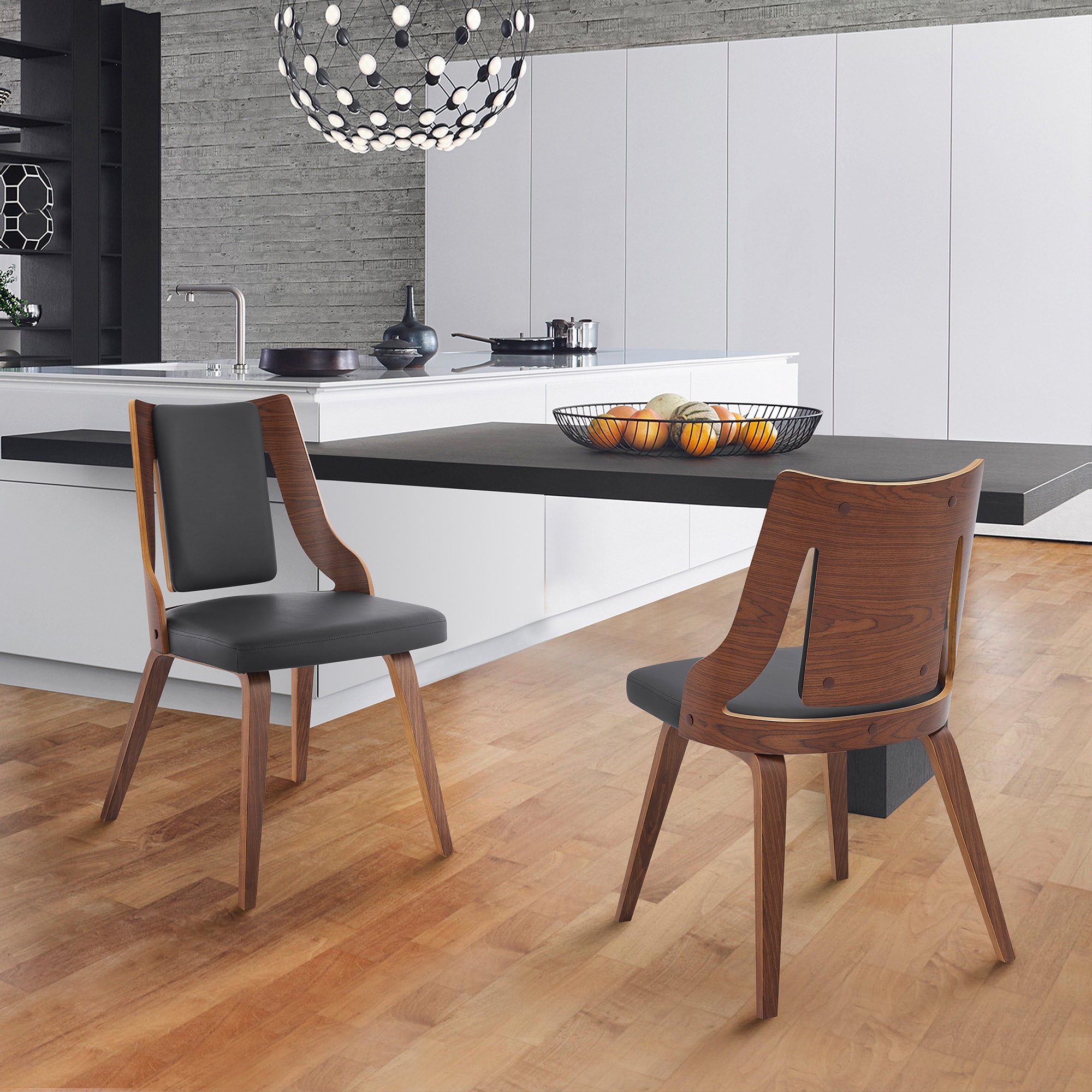 Armen Living LCANSIWAGR Dining-Chairs - View #4
