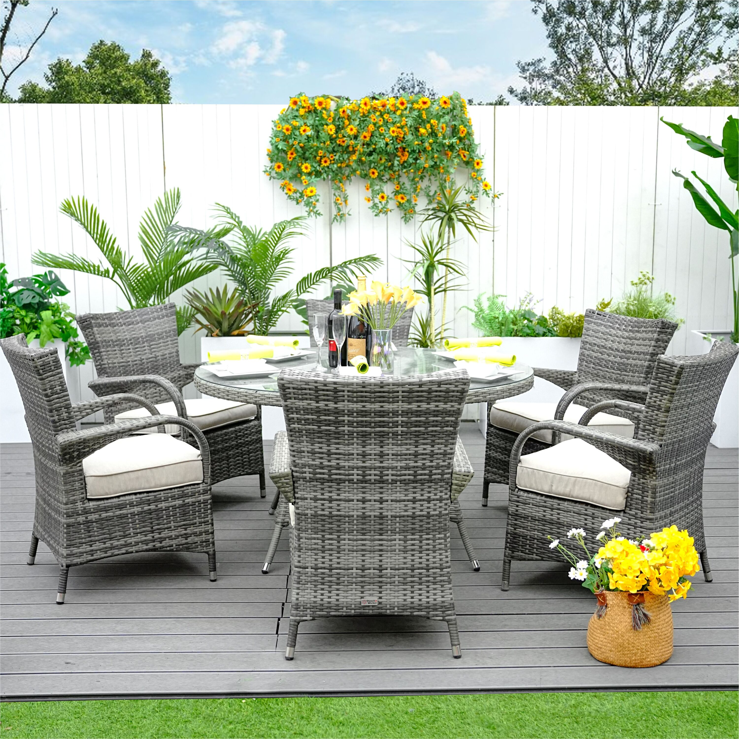 Moda Furnishings MPAD-1122-GR Patio-Dining-Sets - View #4