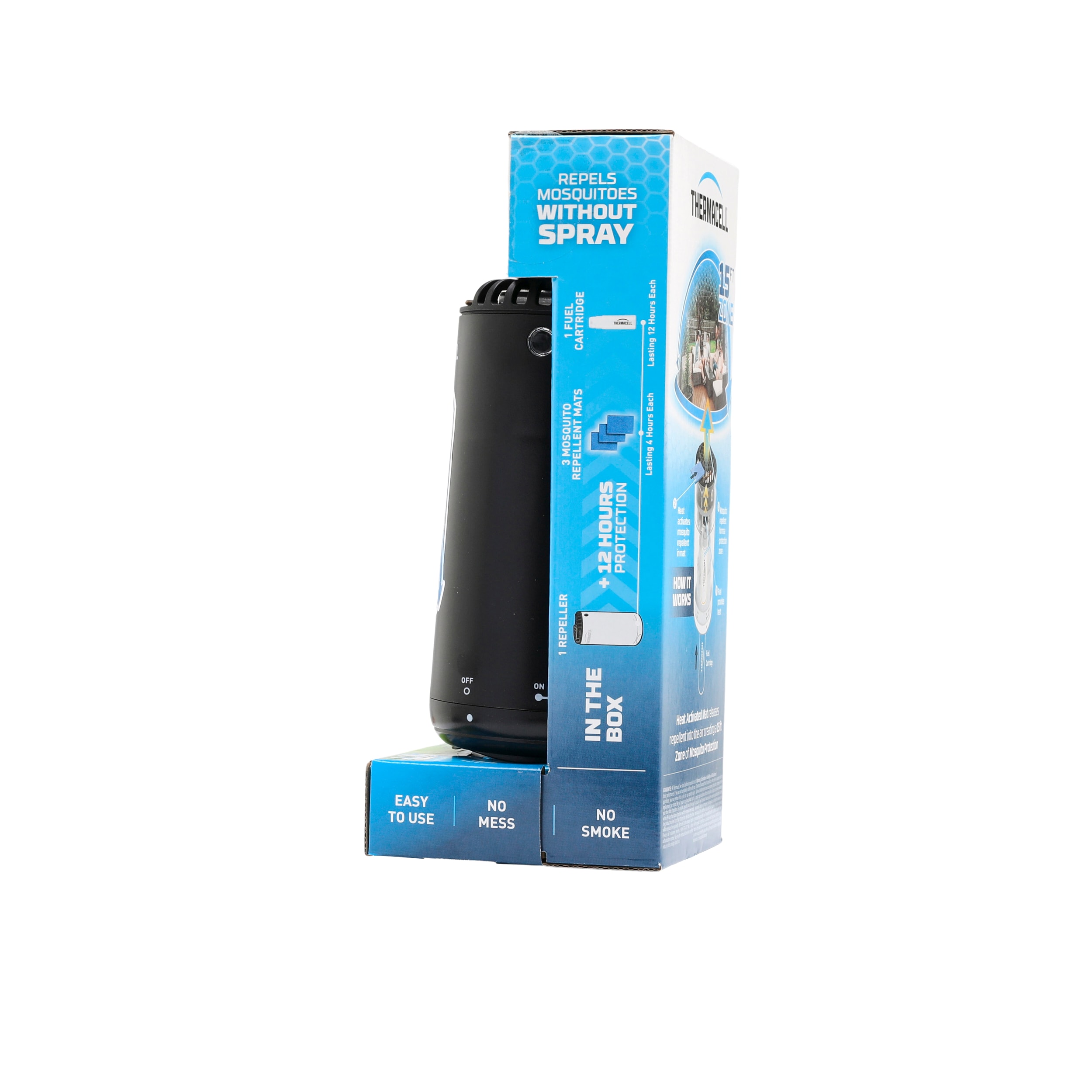 Tiny Repel - Repellente Per Zanzare Portatile 3in1, Nero, Compatto E Efficace - Foto 2