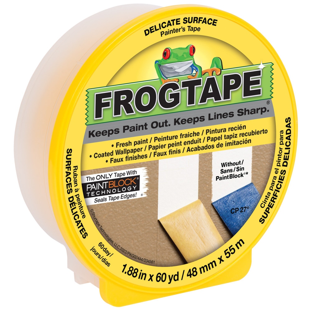 High Tack Green Painter's Tape, 2 inch x 60 Yards, Case of 24 Rolls, Made in America
