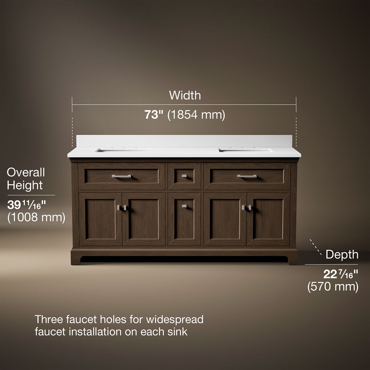 KOHLER 29264-BD1-DAK Bath-Vanity-Combo - View #3