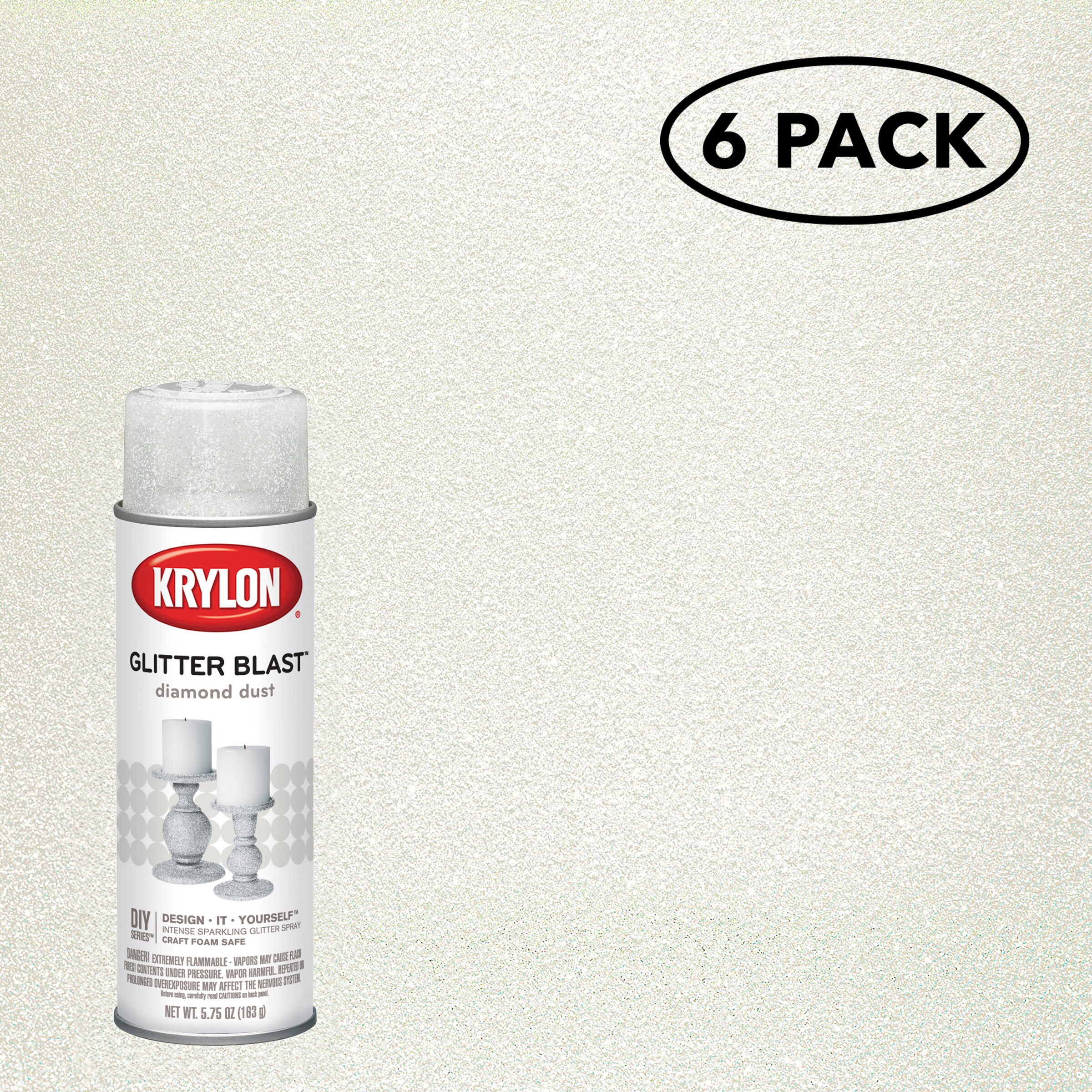 Krylon – Glitter Shimmer Spray – Resplendent Red (4oz)
