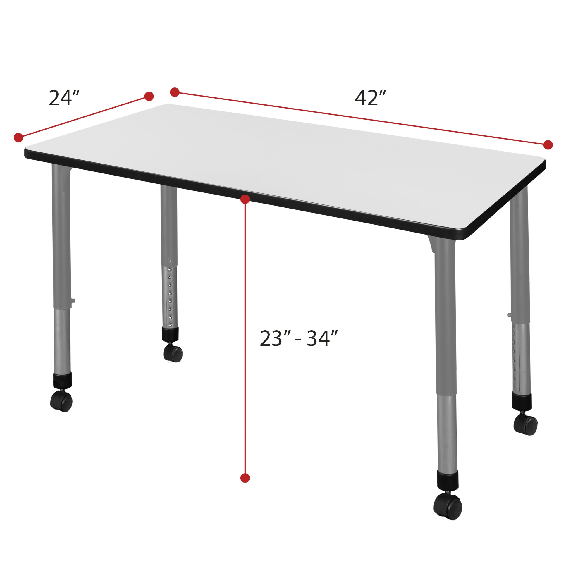 Regency MT4224CHAPCBK Office-Tables - View #7