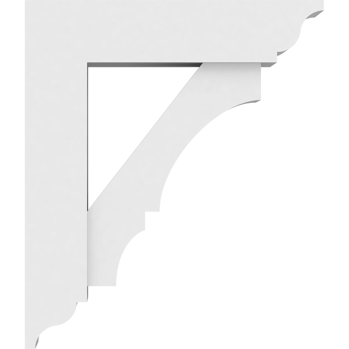 Ekena Millwork BKTP03X12X14BOA01 Exterior-Brackets-Braces - View #3
