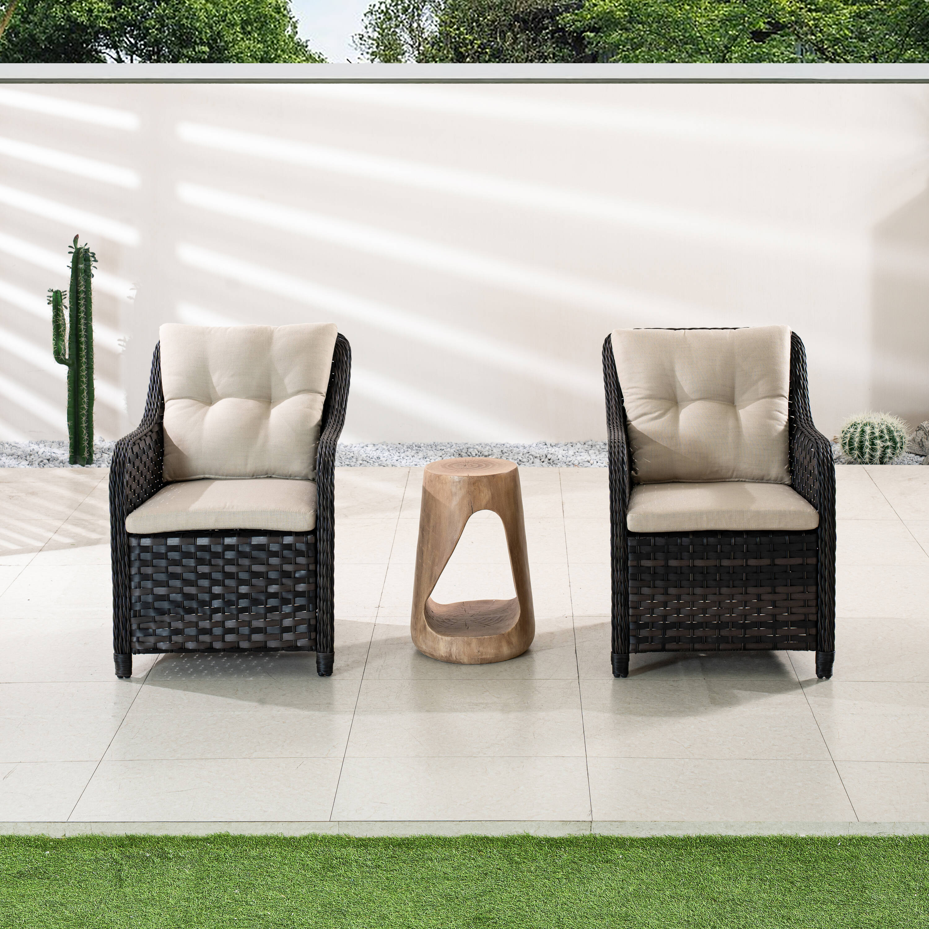 Direct Wicker DWC-250062ST012B Patio-Conversation-Sets - View #3