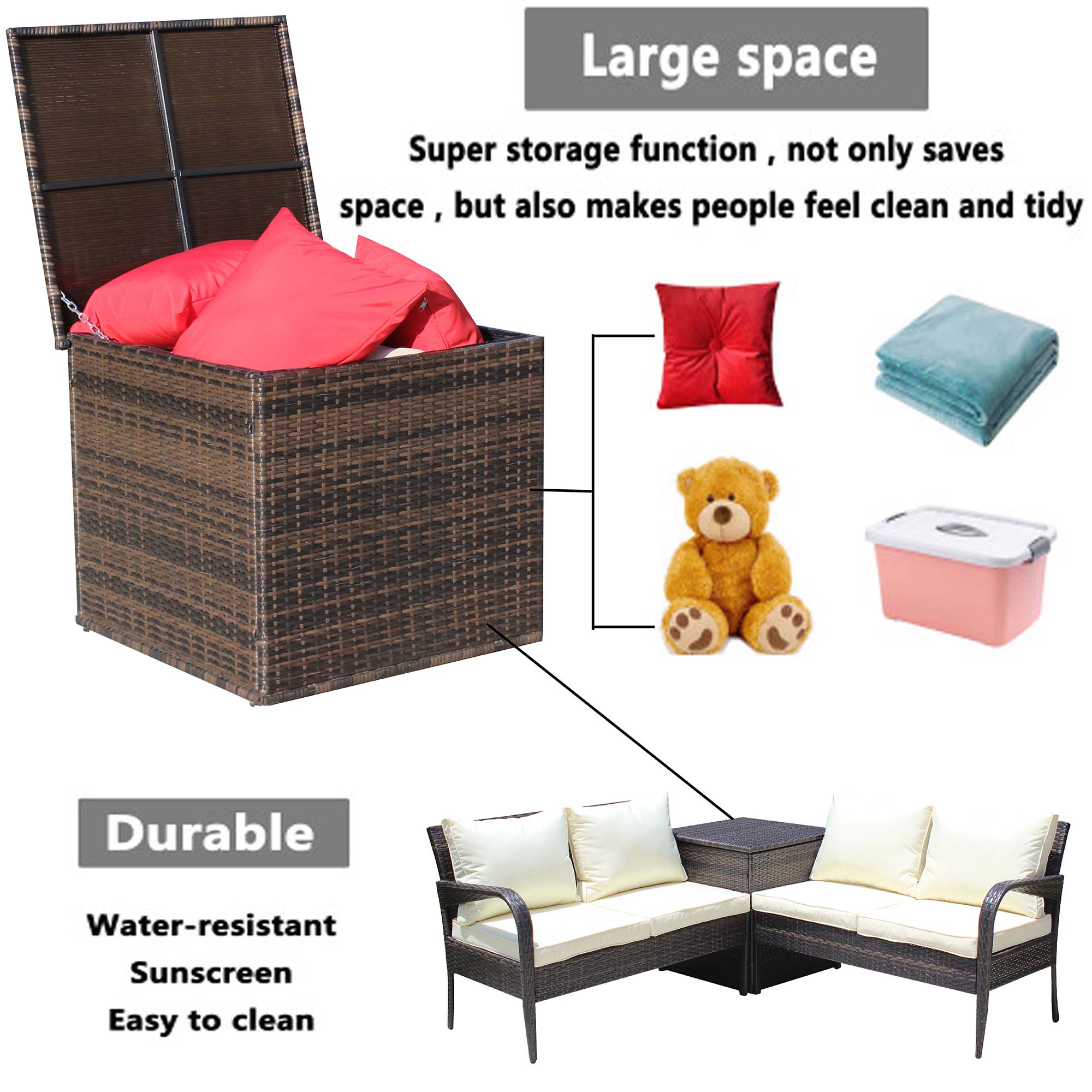 SINOFURN SYA690042BN Deck-Boxes - View #11