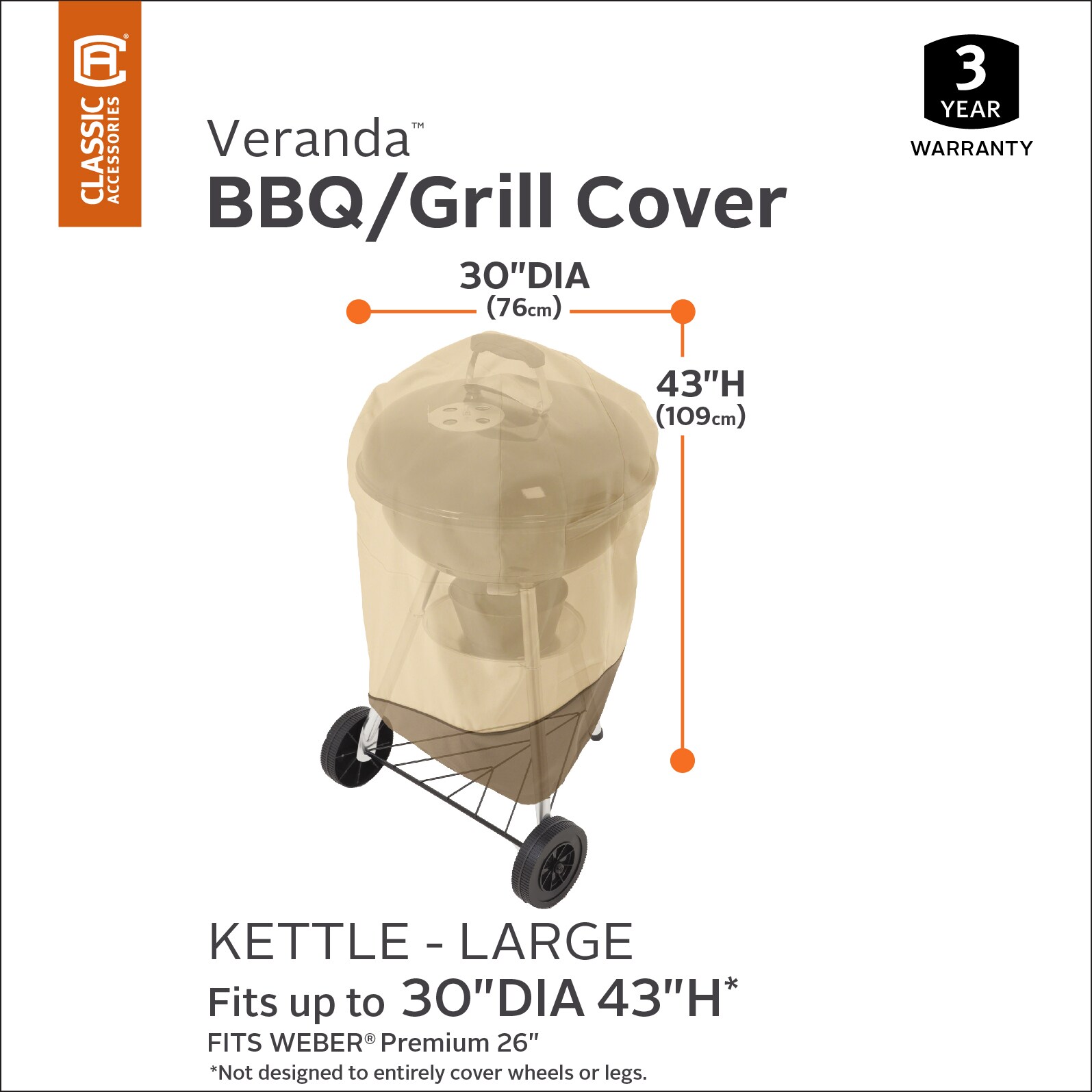 Classic Accessories 55-966-041501-00 Grill-Covers - View #2
