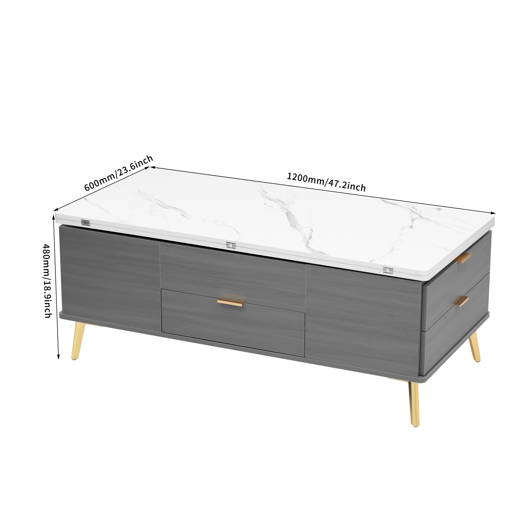 ModernLuxe L3P-WF307471AAG Coffee-Tables - View #10