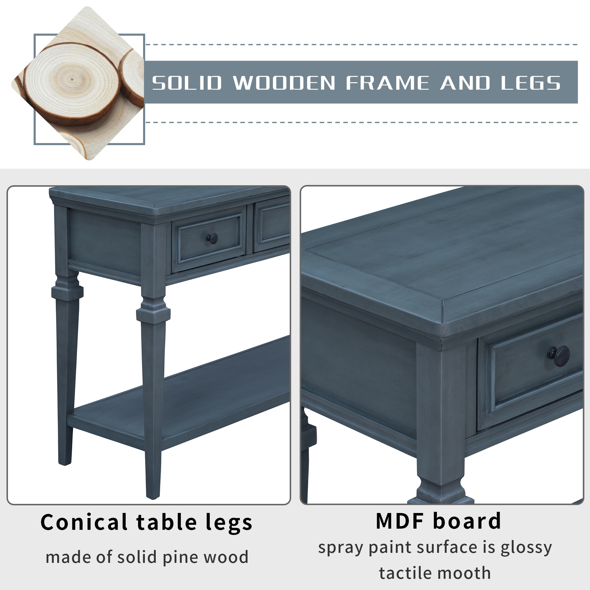 Vynxaria LS0505-71599AAM Console-Sofa-Tables - View #7