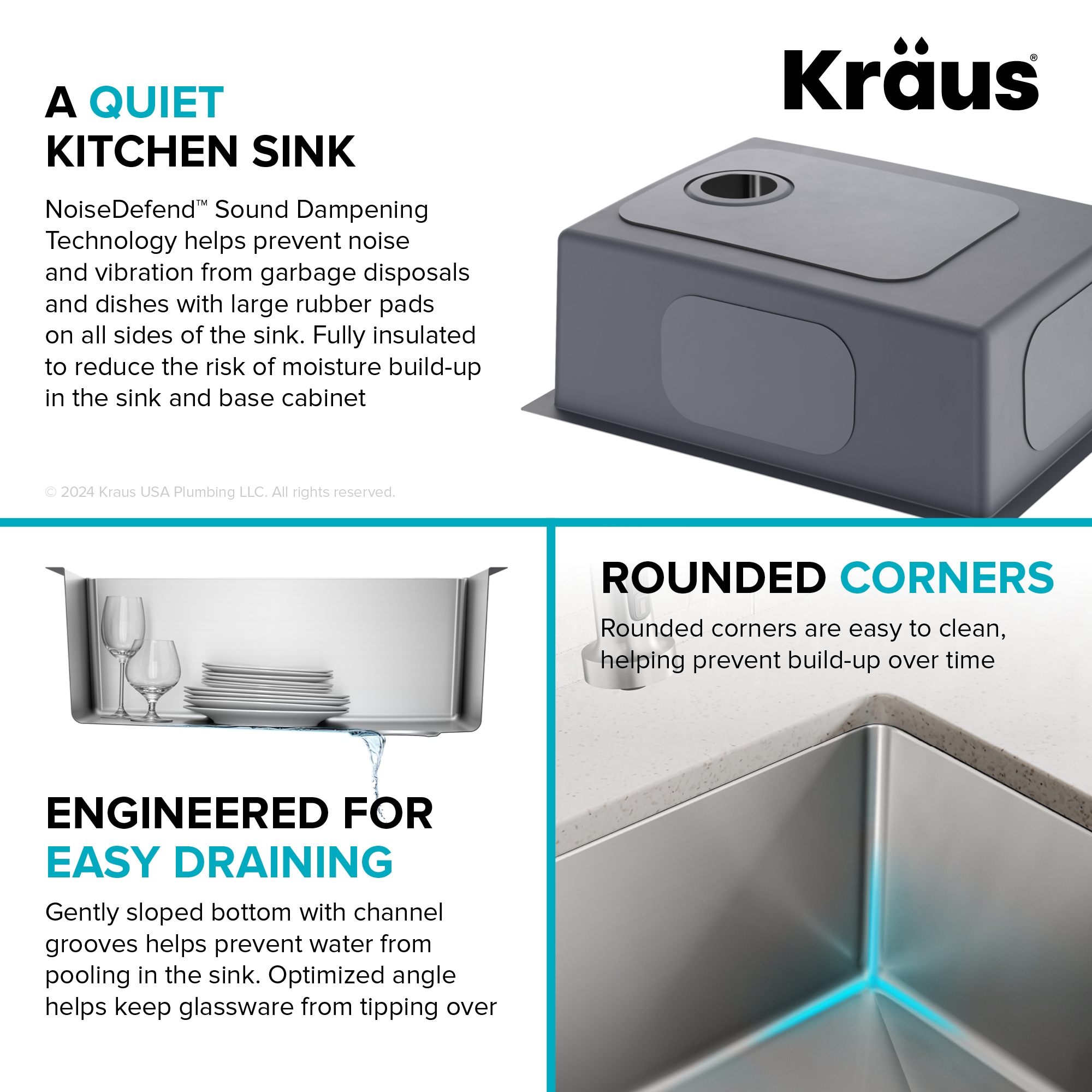 Kraus KHU641-25 Kitchen-Sinks - View #10