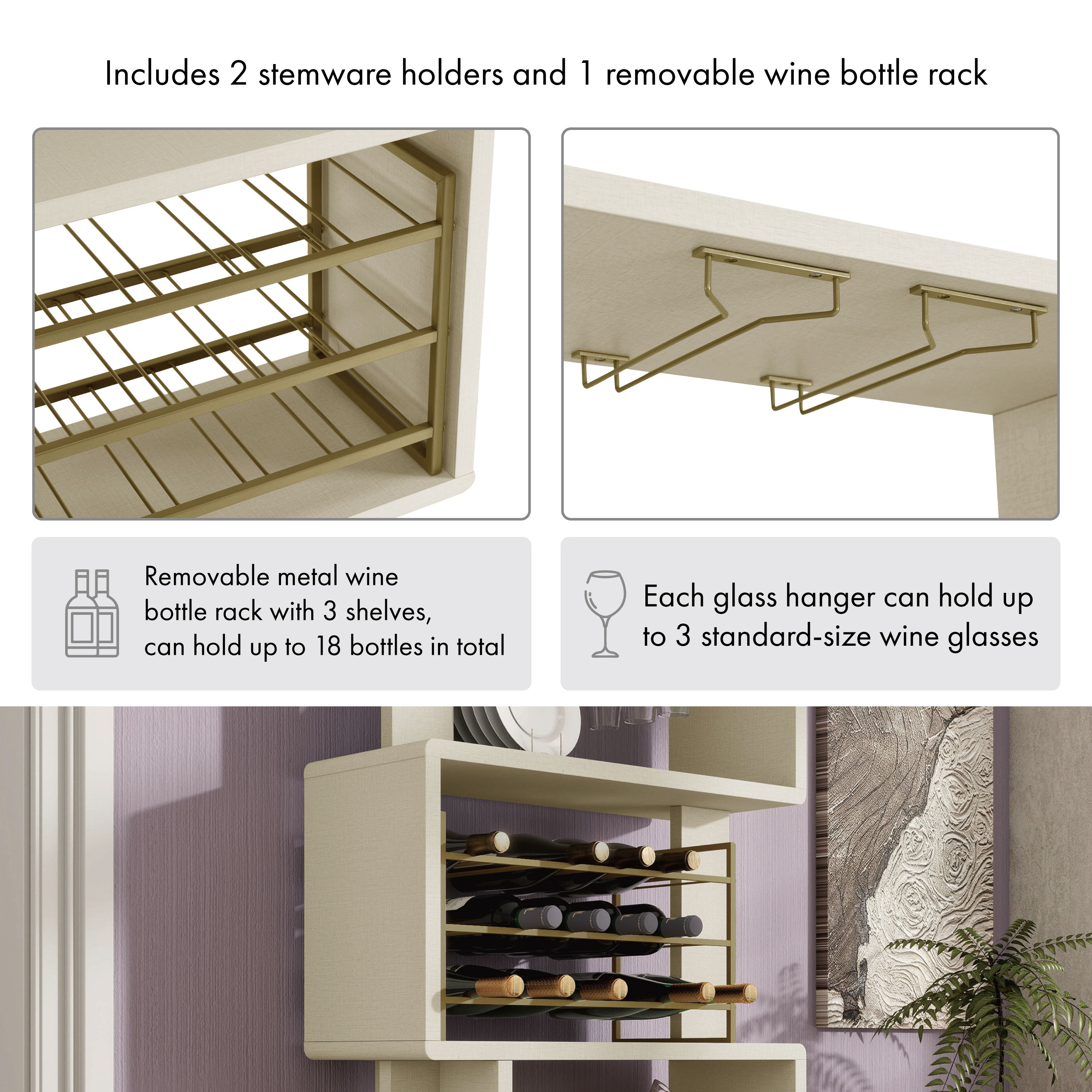 Furniture of America IDI-243250 Wine-Racks - View #14