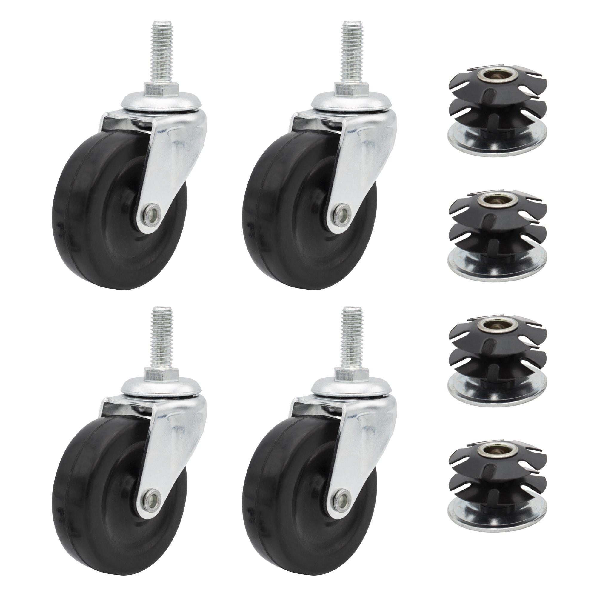 Outwater 3P1.14.00074 2-1/2-in Rubber Swivel Caster