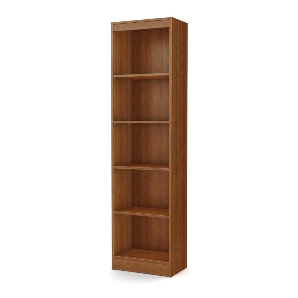 South Shore Furniture 7276758 Axess Morgan Cherry 5-Shelf Bookcase (18.875-in W x 68.75-in H x 11.375-in D)