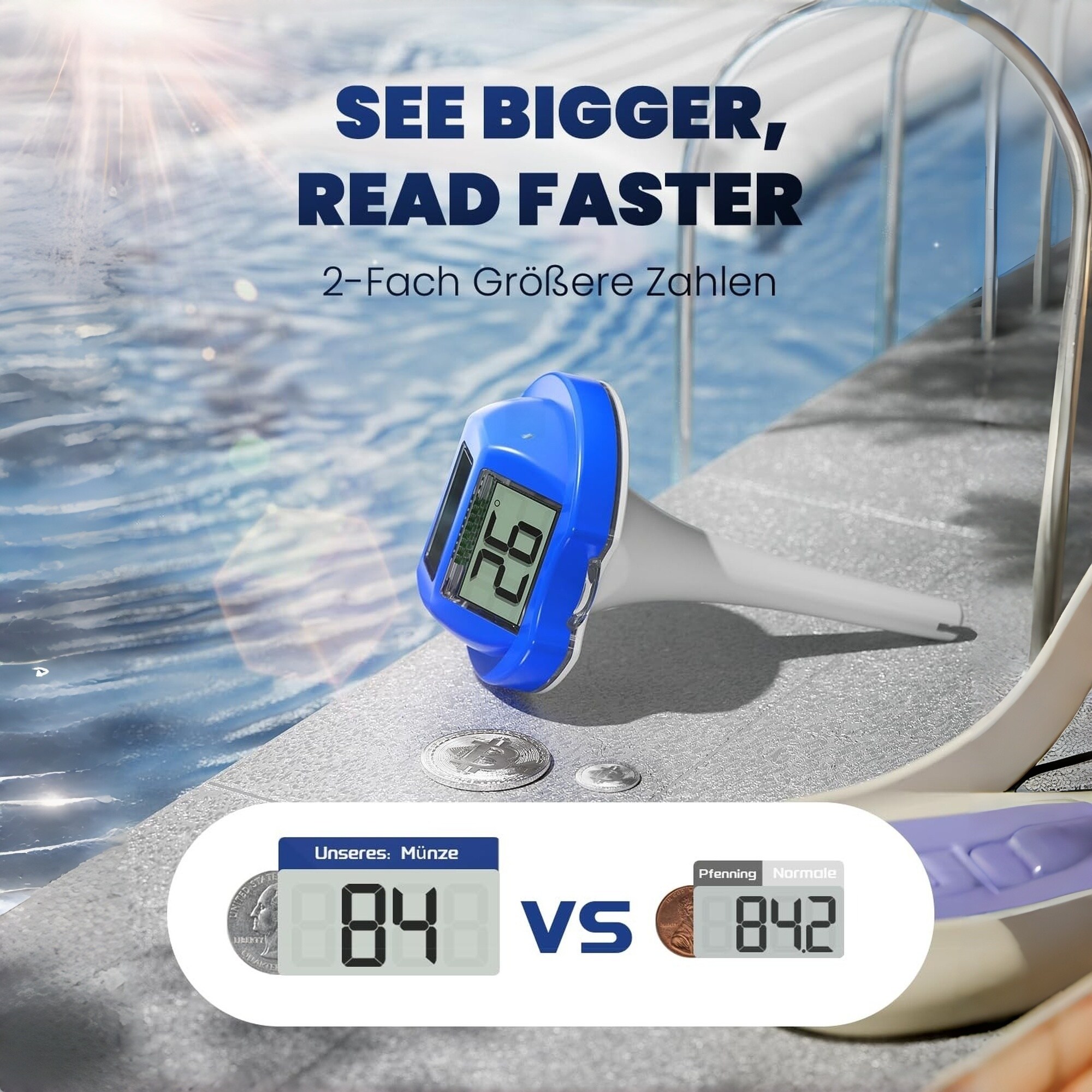 Numhew NHBEN25404 Pool-Thermometers - View #2