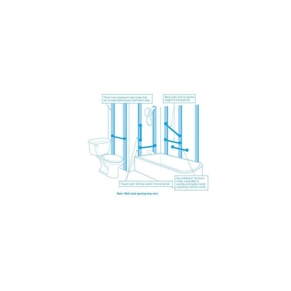 Moen R2356DBN Grab-Bars - View #3