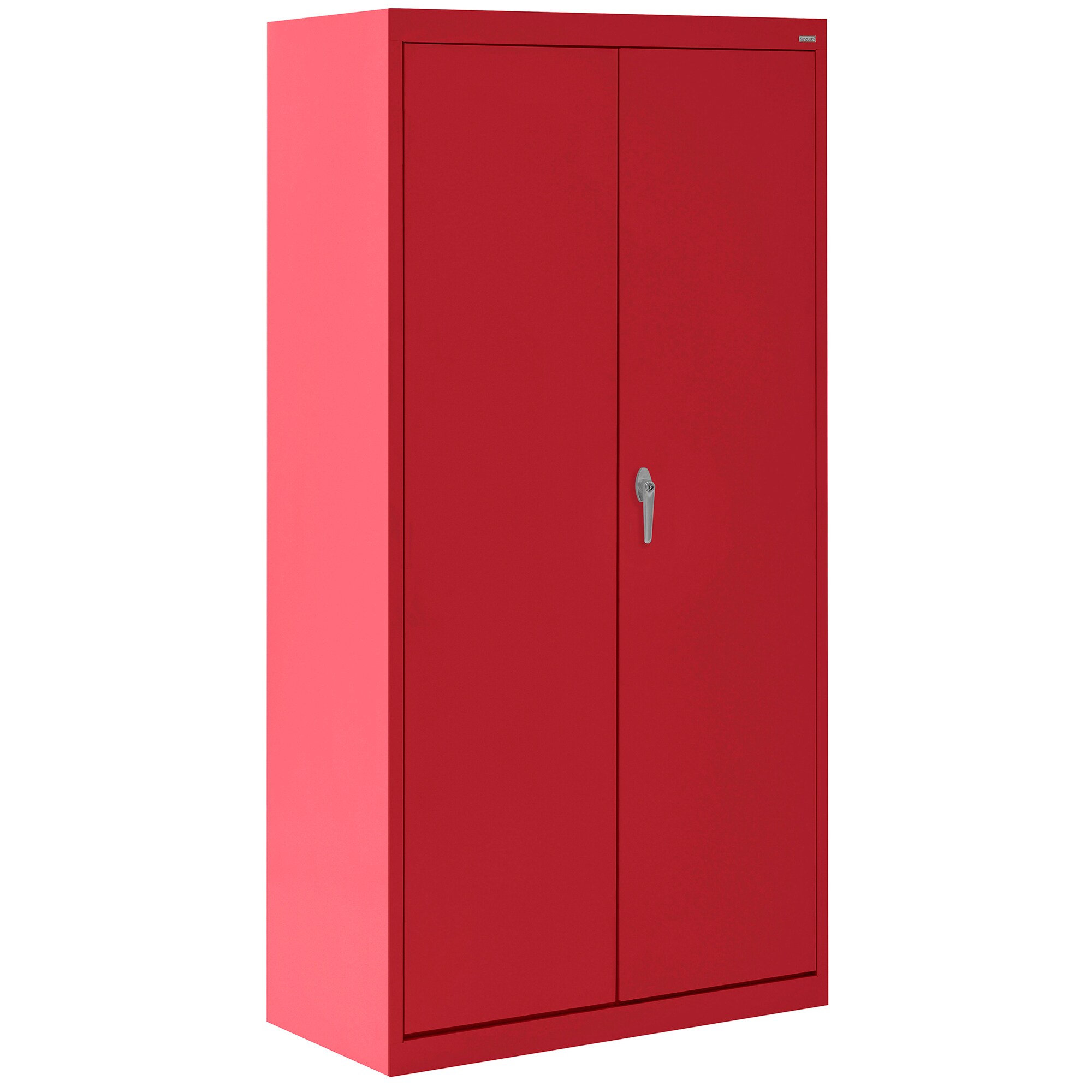 Sandusky VF31301866-01 30-Inches W x 66-Inches H x 18-Inches D Freestanding Steel Garage Cabinet in Red