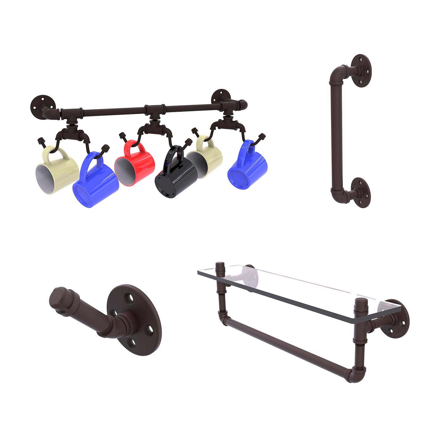 Allied Brass P-85-MGW-6-ORB Cabinet-Accessories - View #3