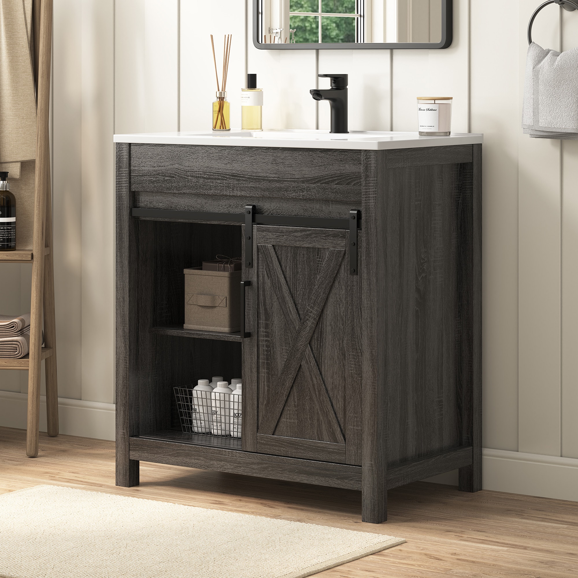 DELUXE LIVING V24029KD-30DW Bath-Vanity-Combo - View #6