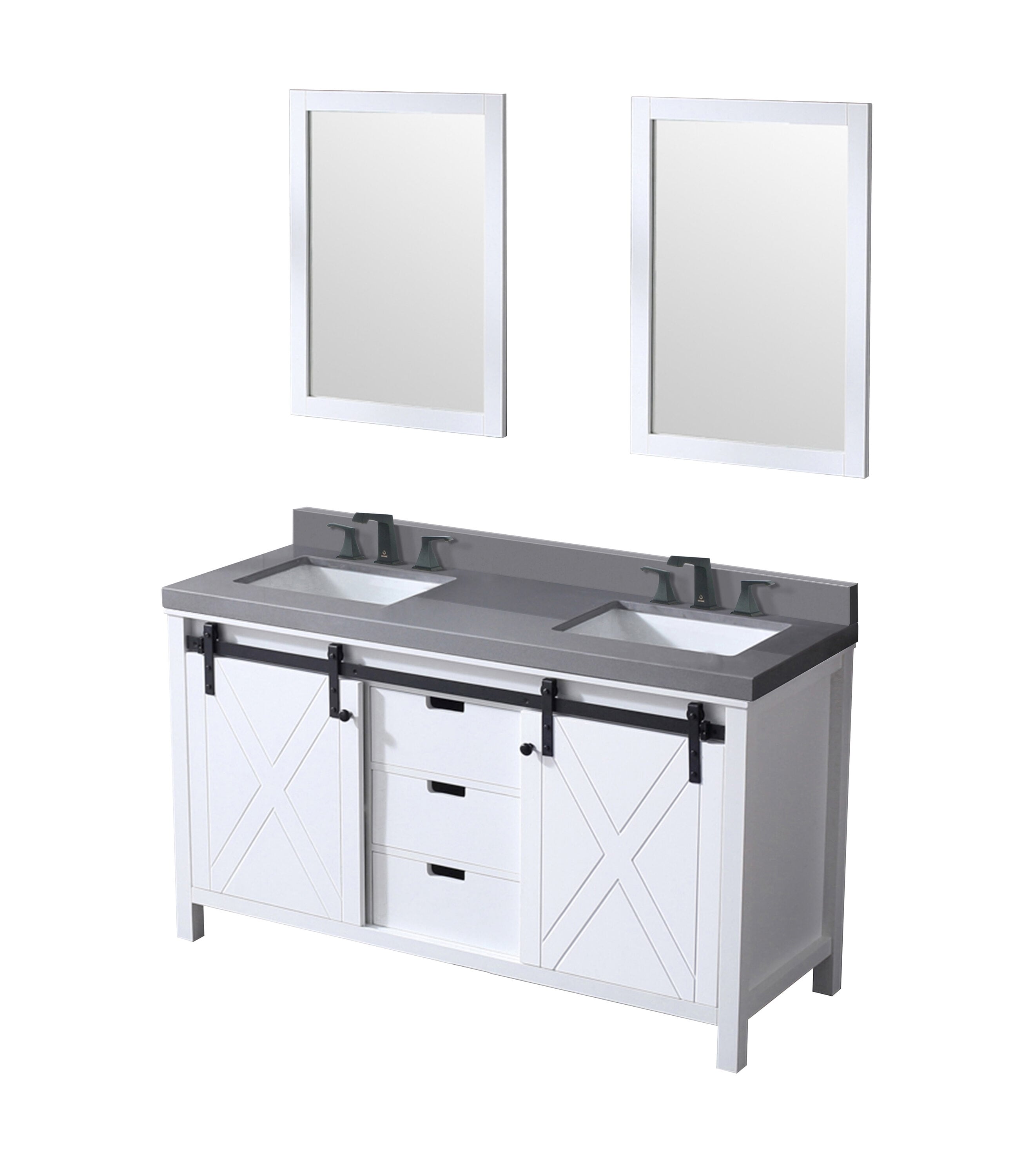 Lexora LM342260DAASM24F Bath-Vanity-Combo - View #4