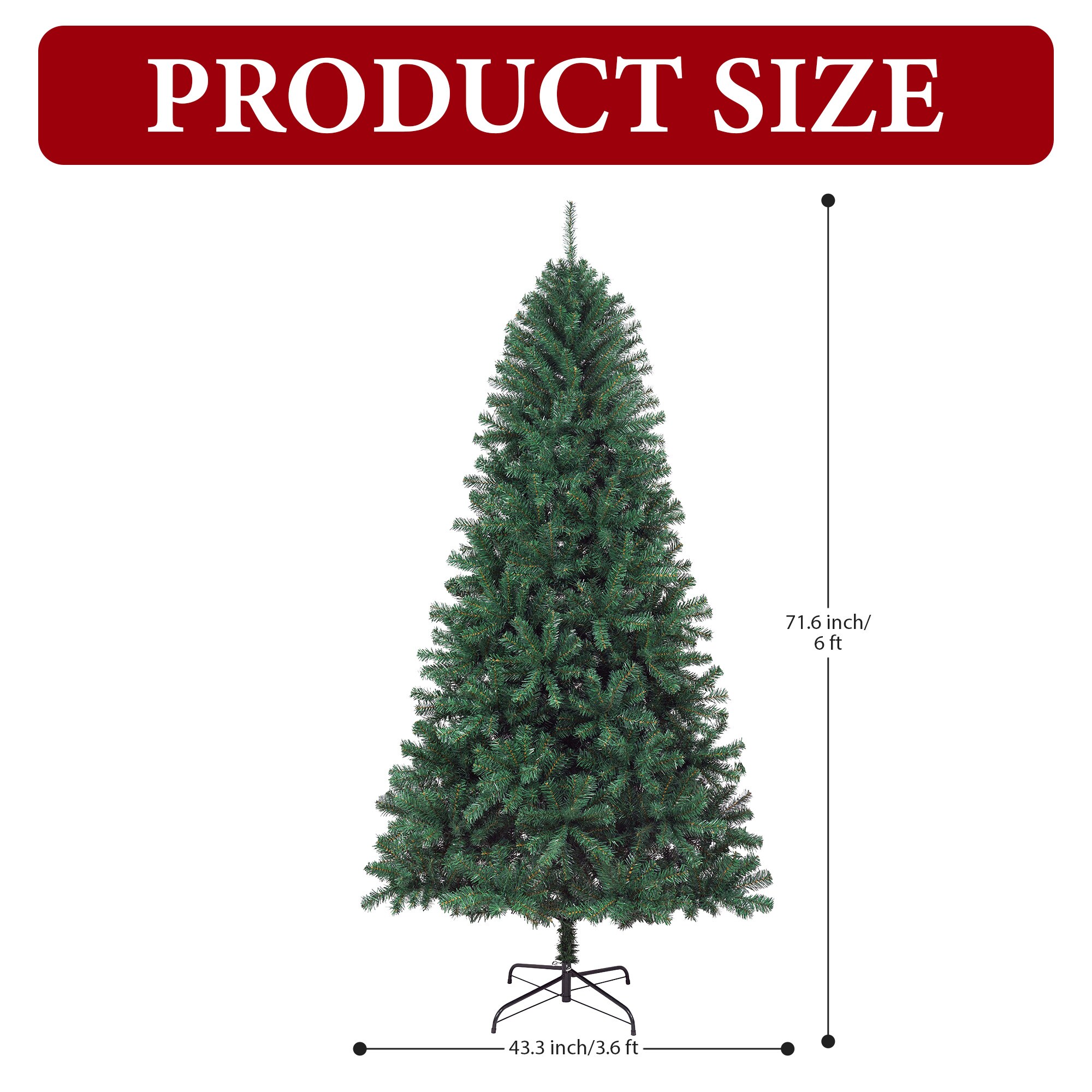 JEAREY JE-TQWCL-NY-TXL Artificial-Christmas-Trees - View #6