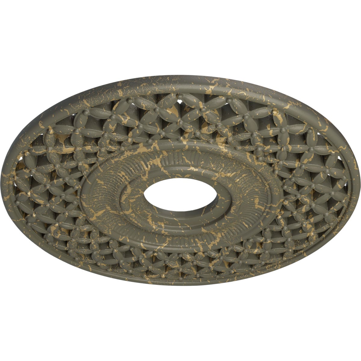 Ekena Millwork CM22RBWHC Ceiling-Medallions - View #2