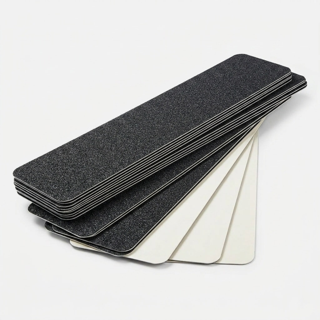 Etokfoks -  Outdoor Stair Treads Non Slip Step Strips 6x24 in 5 Pack Self Adhesive Anti Slip