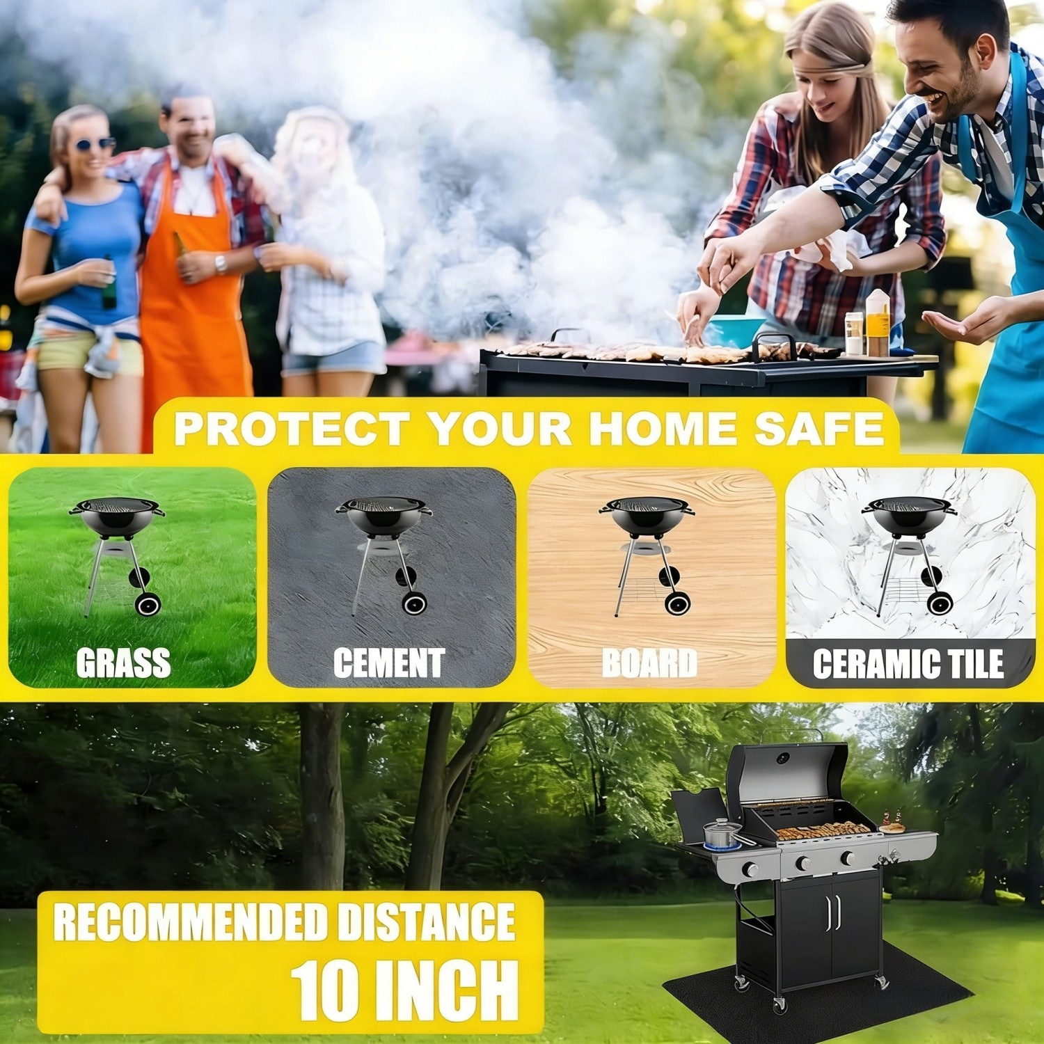 Numhew NHSEAN6854 Grill-Mats - View #4