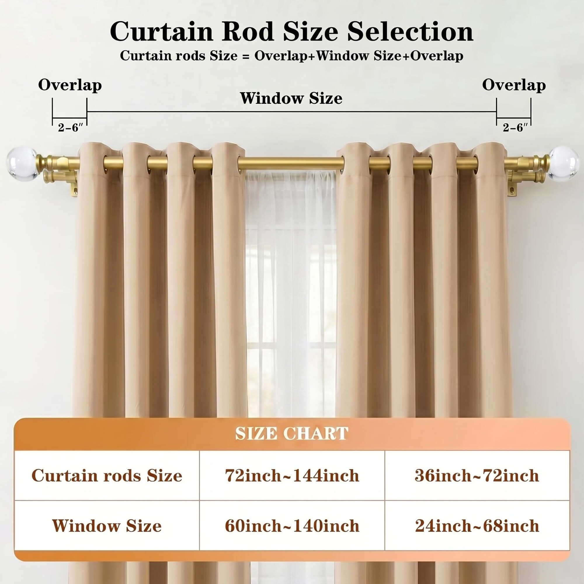 AKSCYZM LAK0818K235 Curtain-Rods - View #6