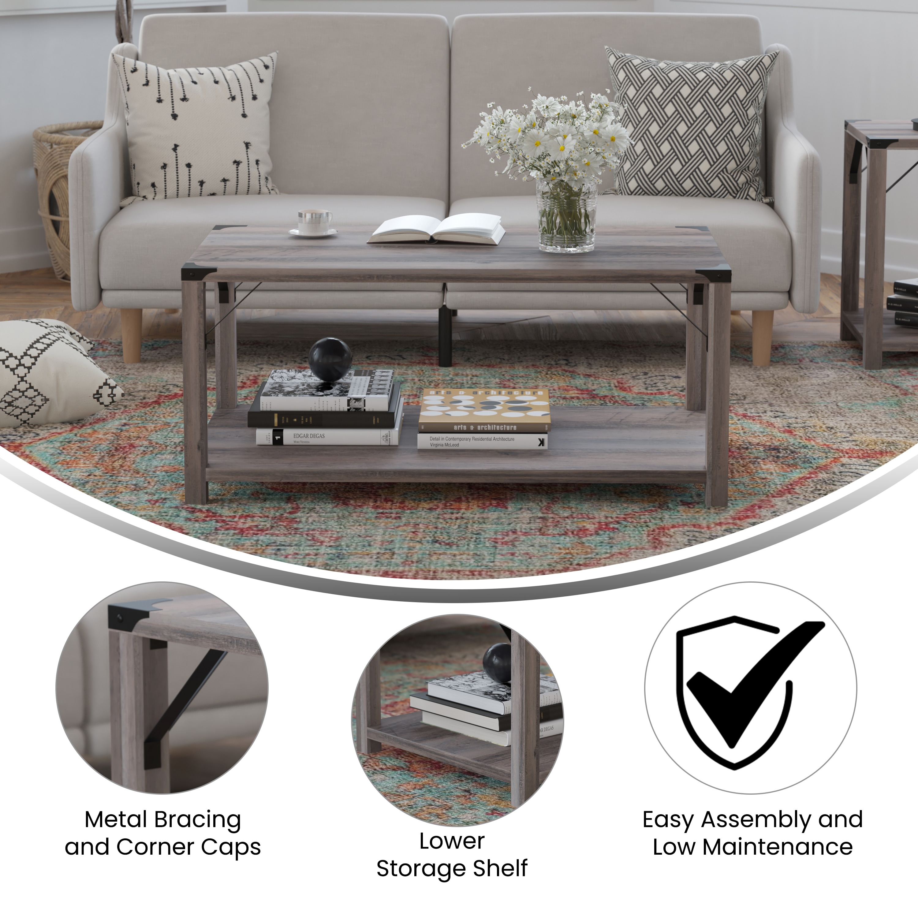 Taylor & Logan 196861091872 Coffee-Tables - View #3